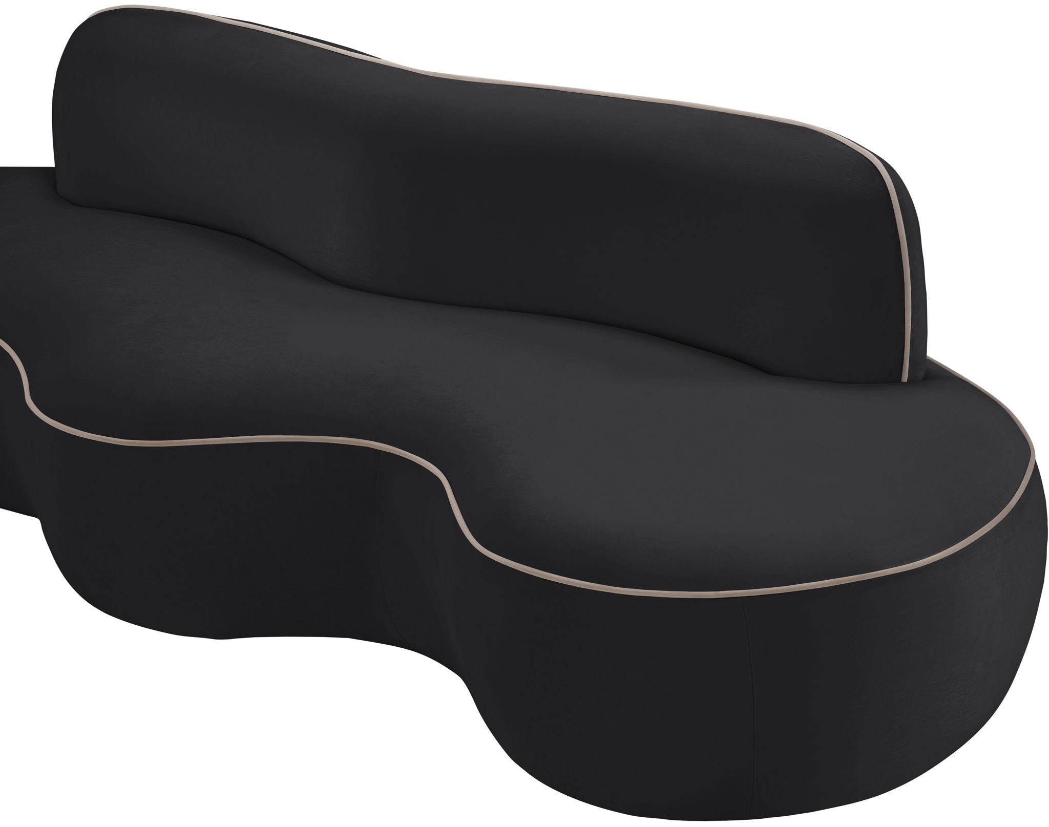 Swerve - Velvet 101" Upholstered Sofa