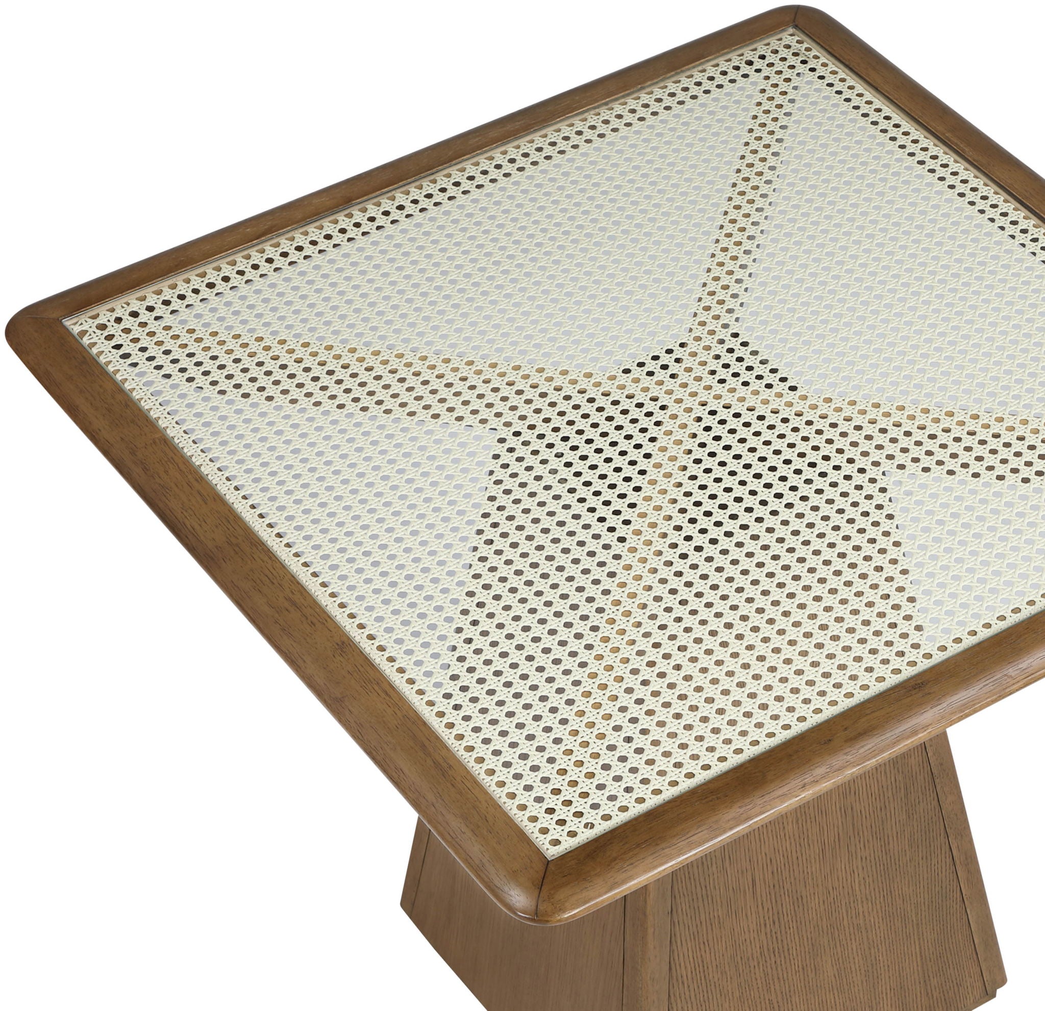 Atrium - Glass Top And Wood Base Dining Table