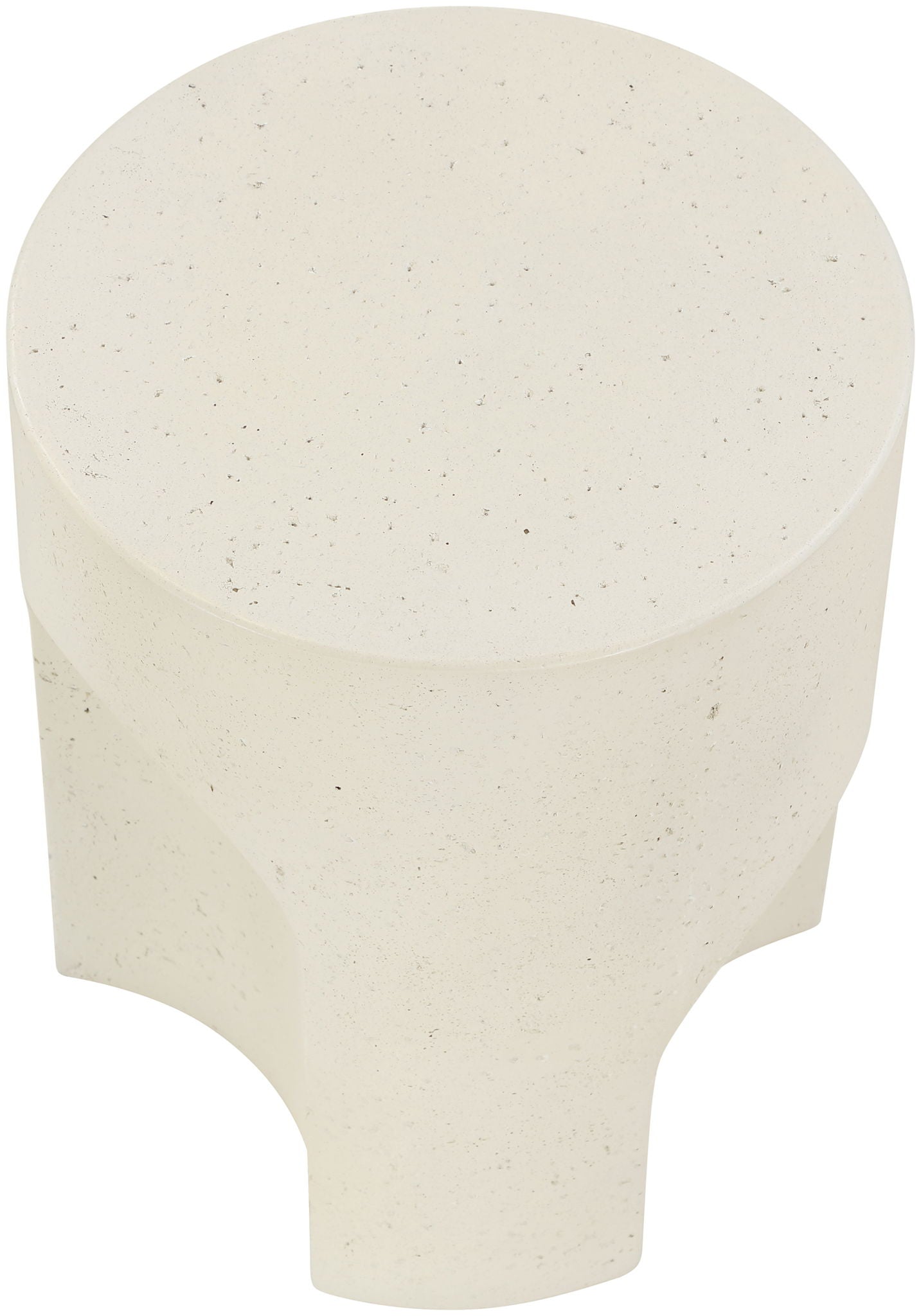 Olira - Concrete And Fiberglass Indoor / Outdoor End Table