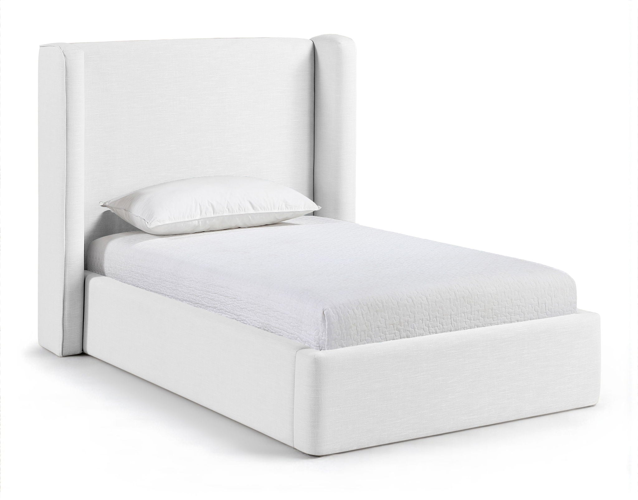 Kendall - Linen Textured Fabric Upholstered Bed