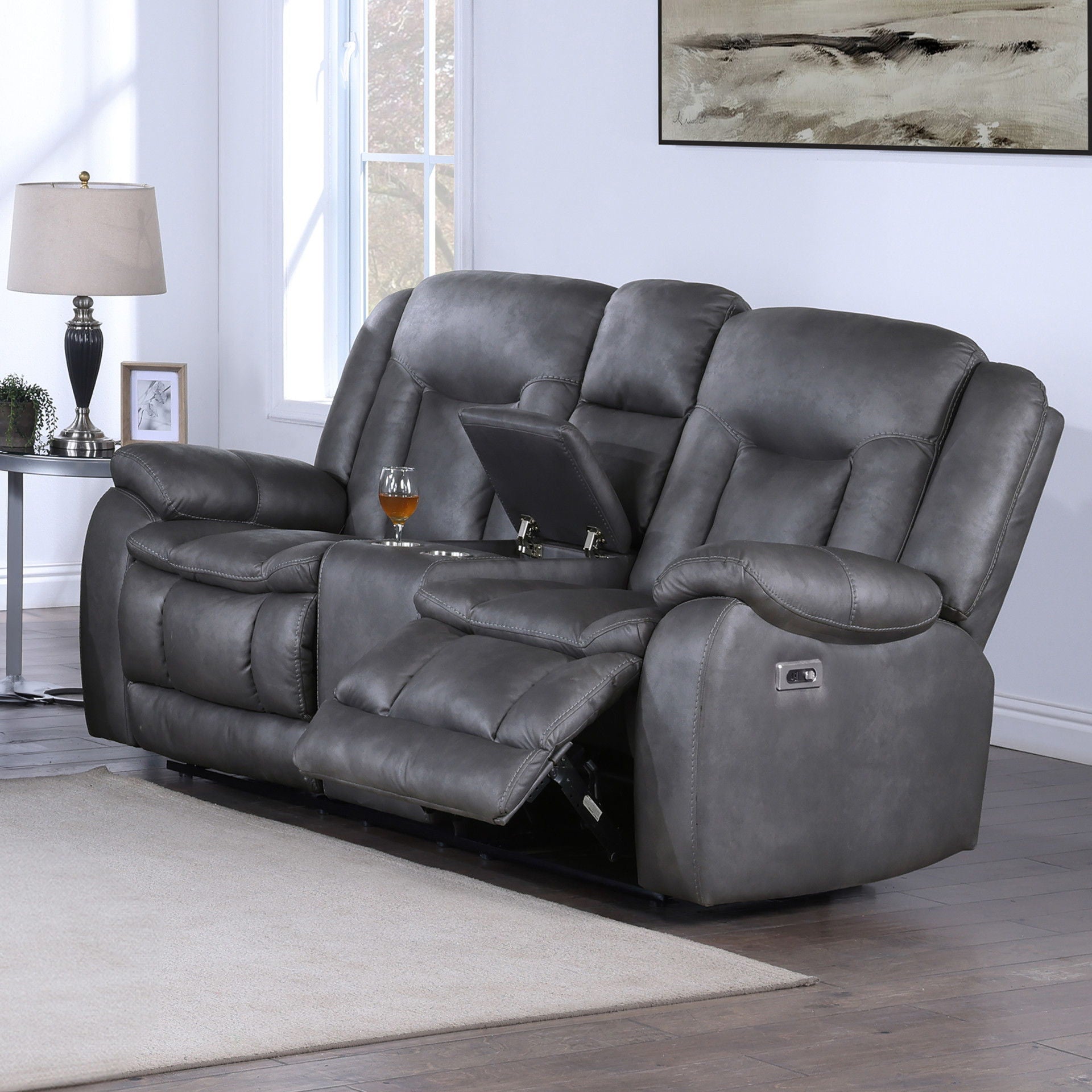 Morello - Reclining Console Loveseat