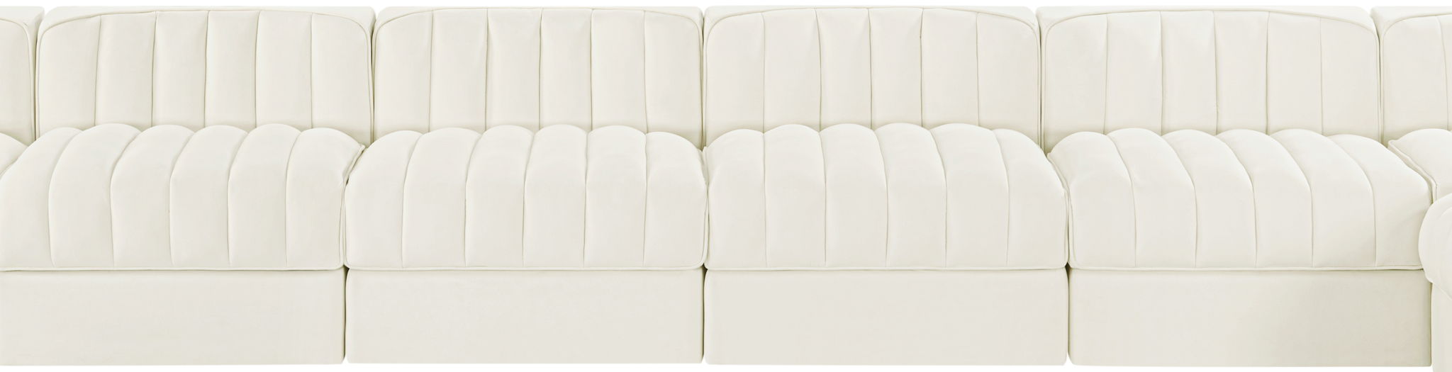 Rummi - Velvet Performance Fabric Upholstered 10 Piece Modular Sectional