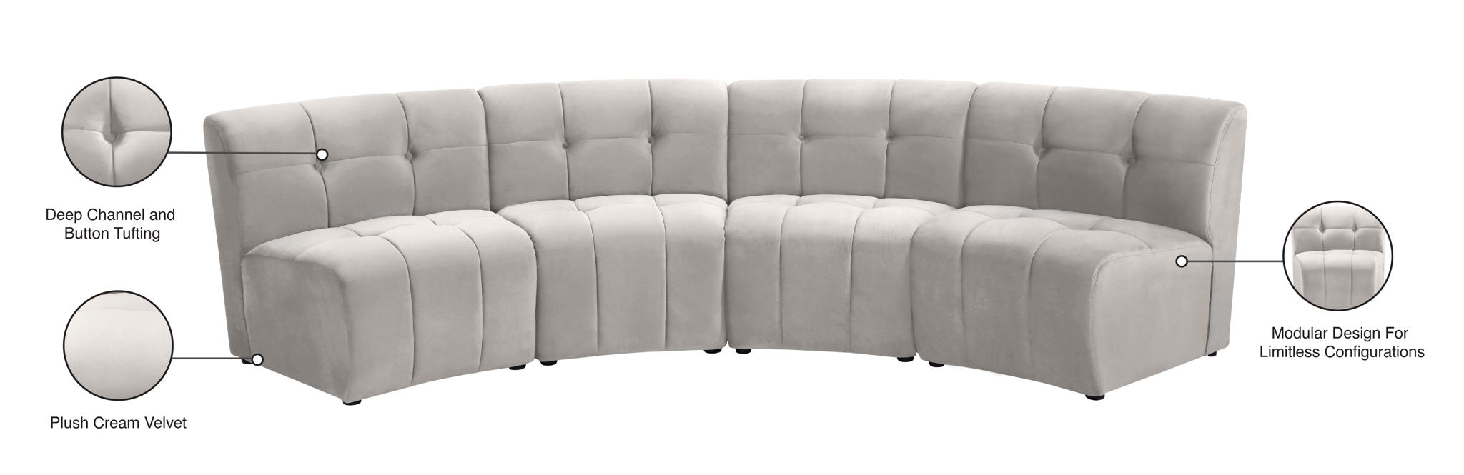 Limitless - 4 Pc. Modular Sectional