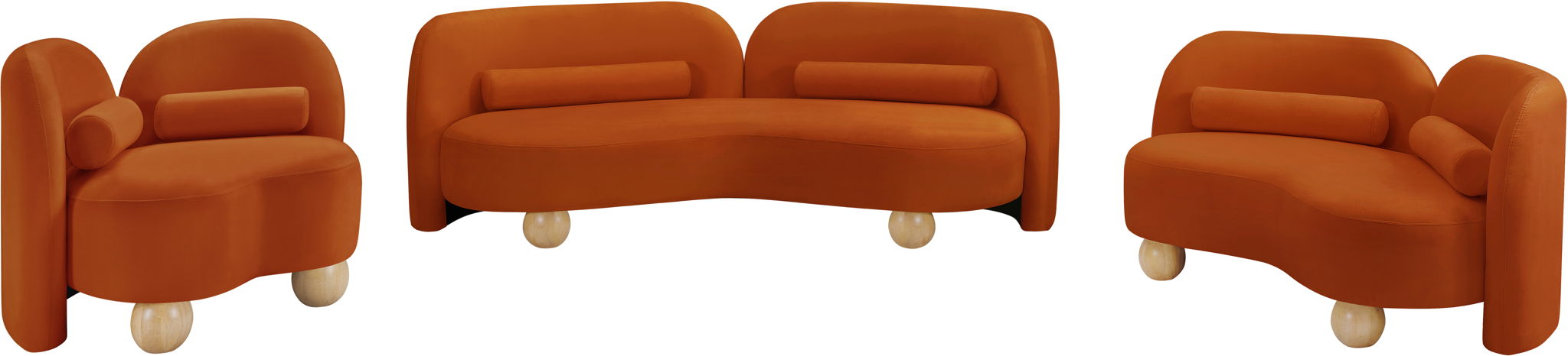Daphne - Velvet Loveseat