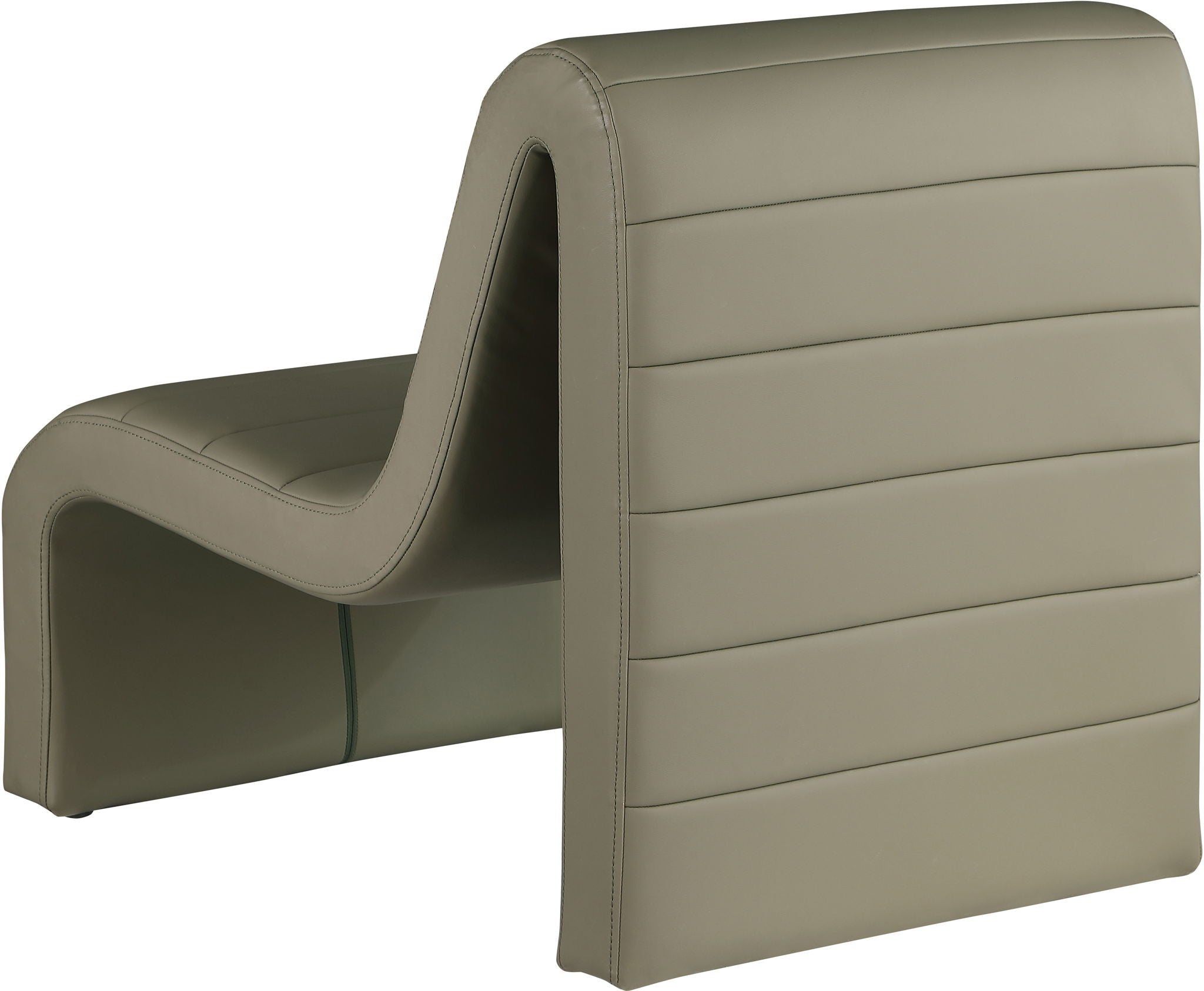 Ivy - Faux Leather Accent Chair