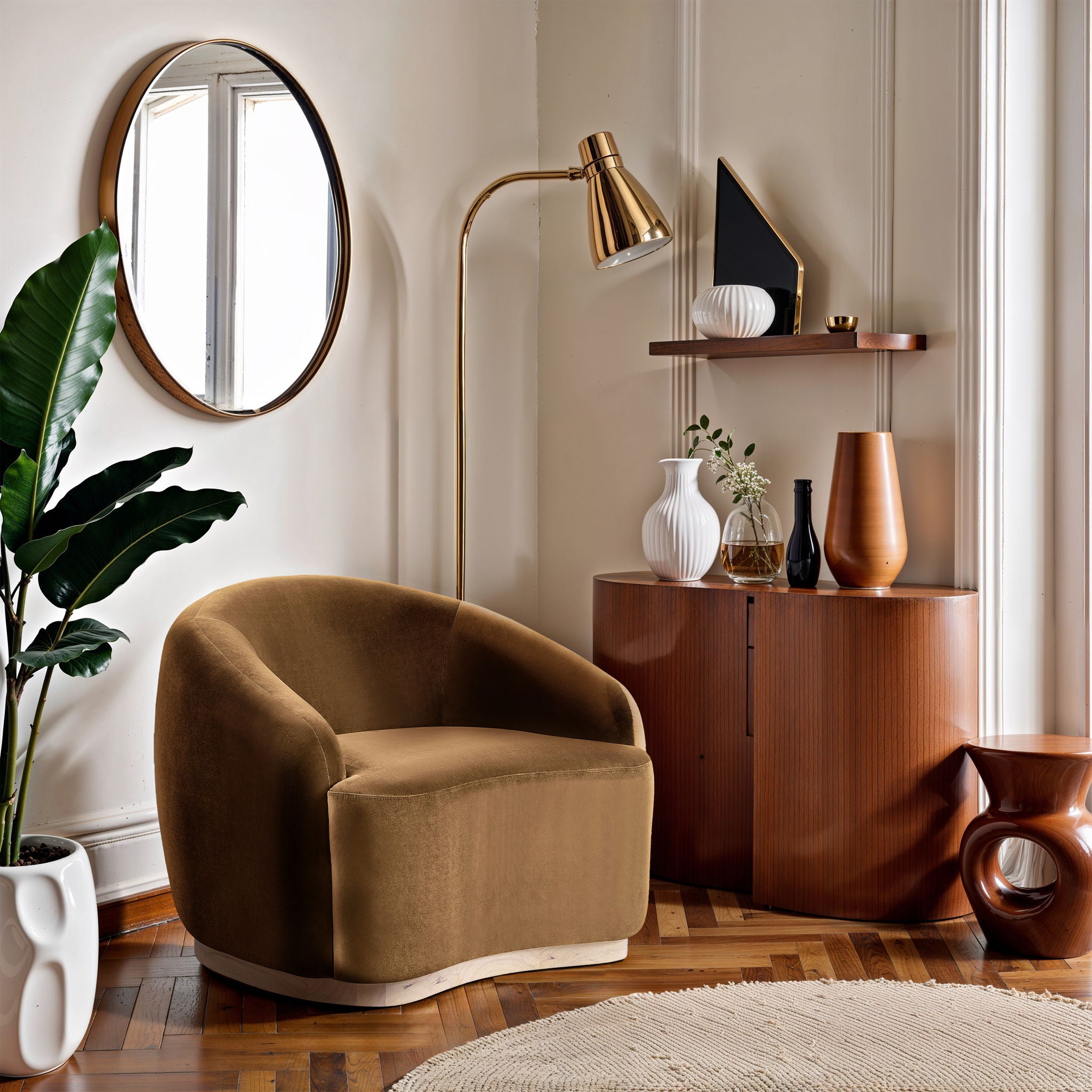 Gustavo - Velvet Upholstered Chair