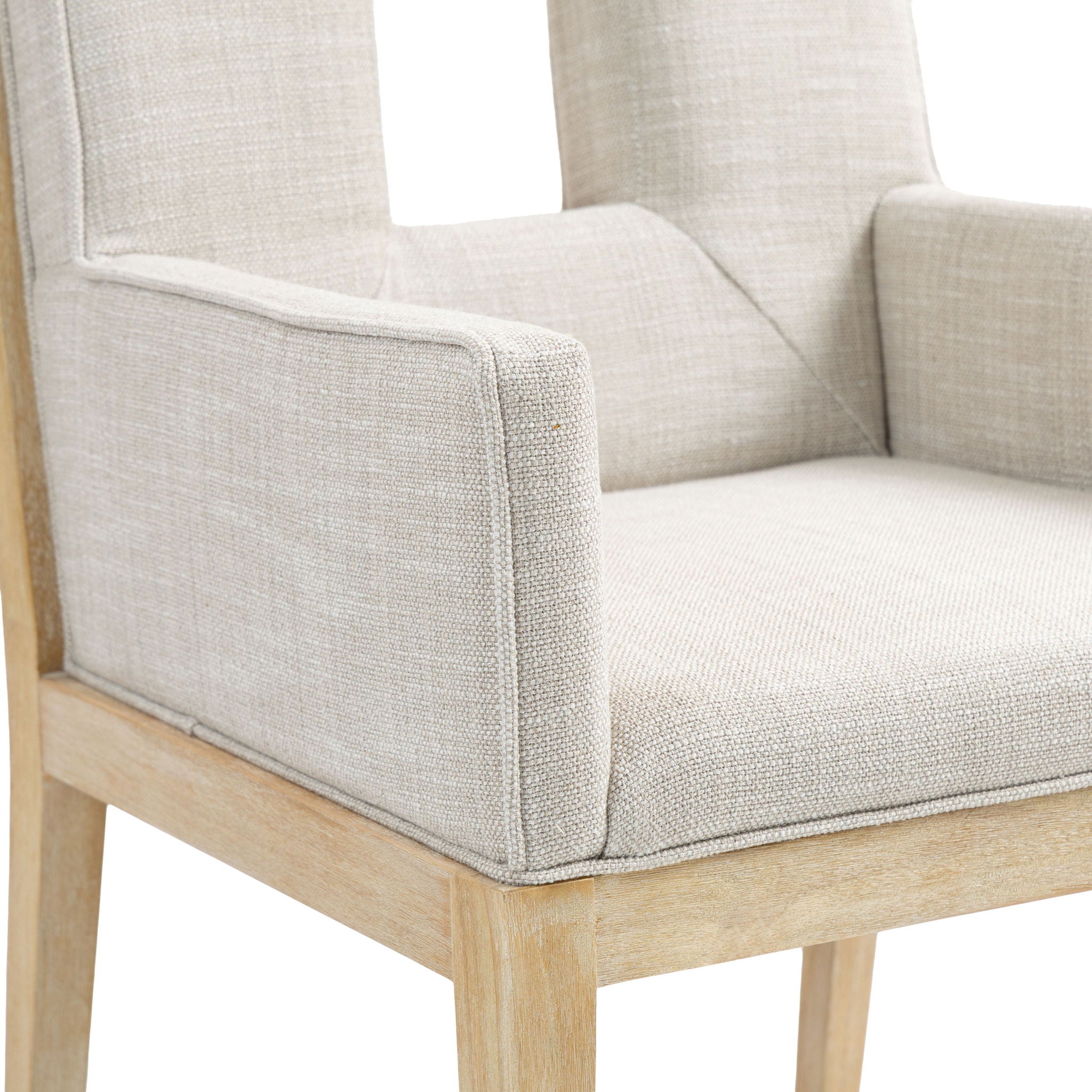 Gwendolyn - Dining Arm Chair With Natural Frame