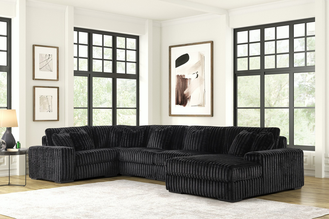 SEASONS2 5PC Oversized Sectional – Free TV or Area Rug