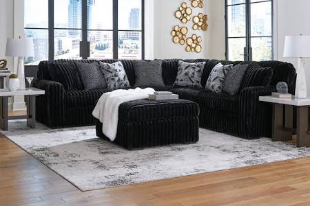 Ashley 25903 Stupendous Complete set ( Sectional , Ottoman , Chaise lounge Free Area Rug)