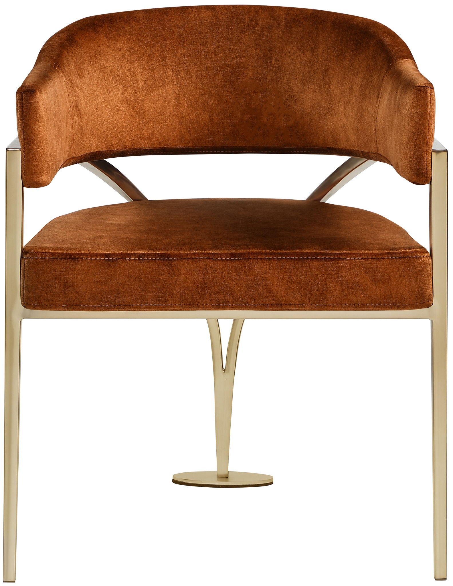 Madelyn - Dining Chair (Set of 2) - Brushed Brass
