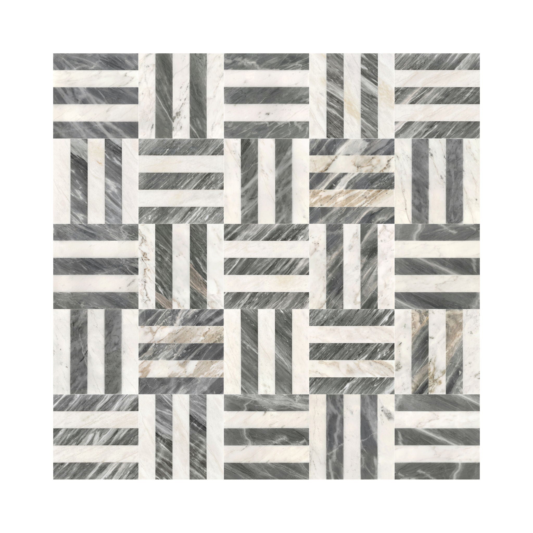Elegant Waterjet Polished Marble Tile For Floor And Wall