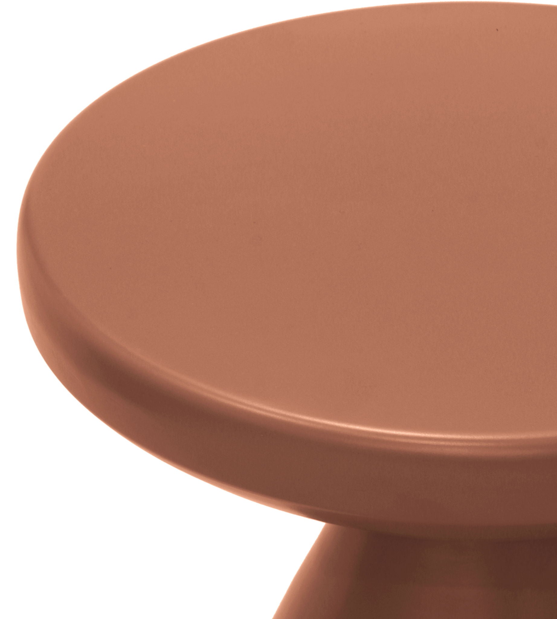 Anika - Iron End Table - Terracotta