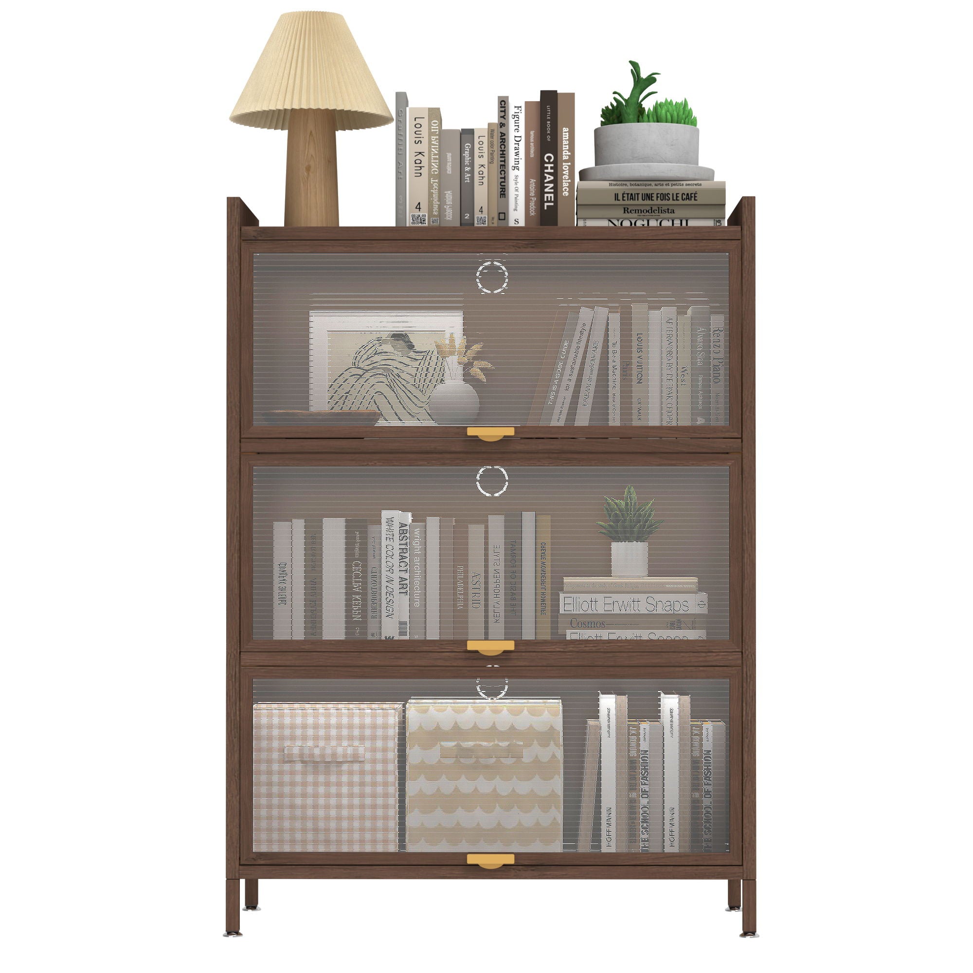 Flip Doors Cabinet, With Ample Storage Space