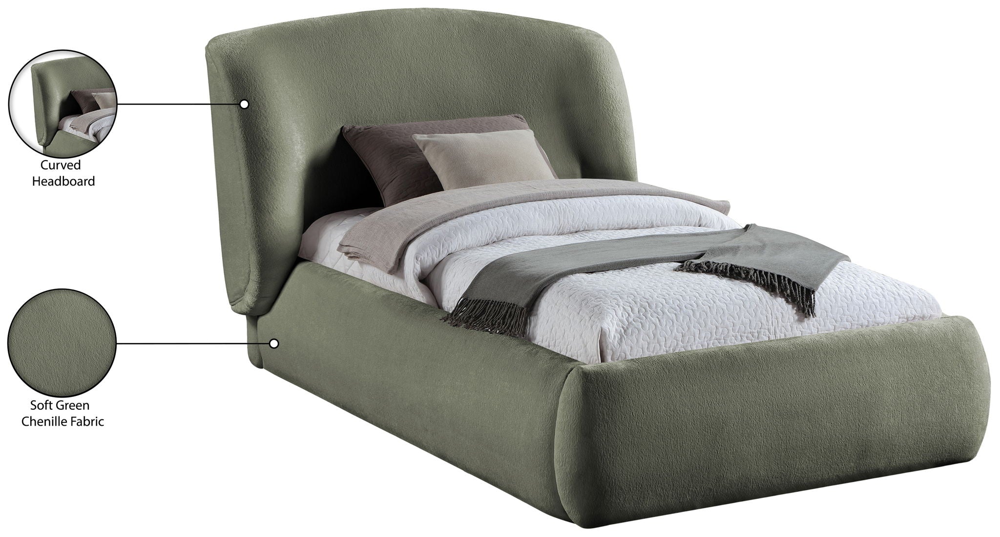 Sandro - Upholstered Bed