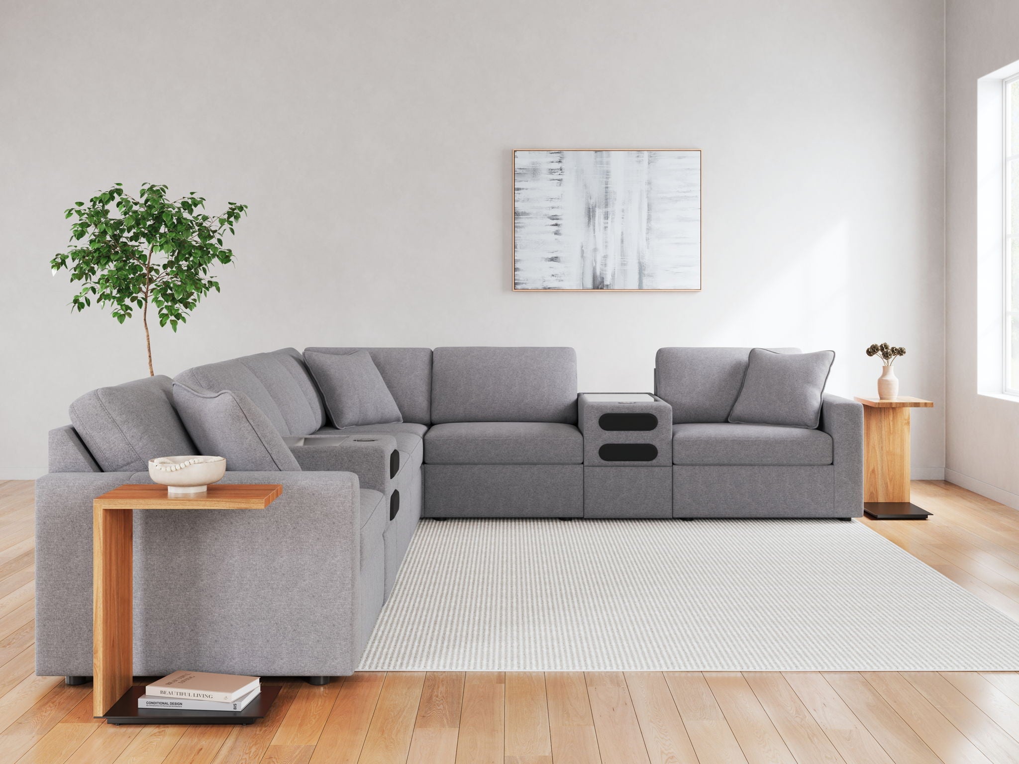 Modmax - Sectional - Granite