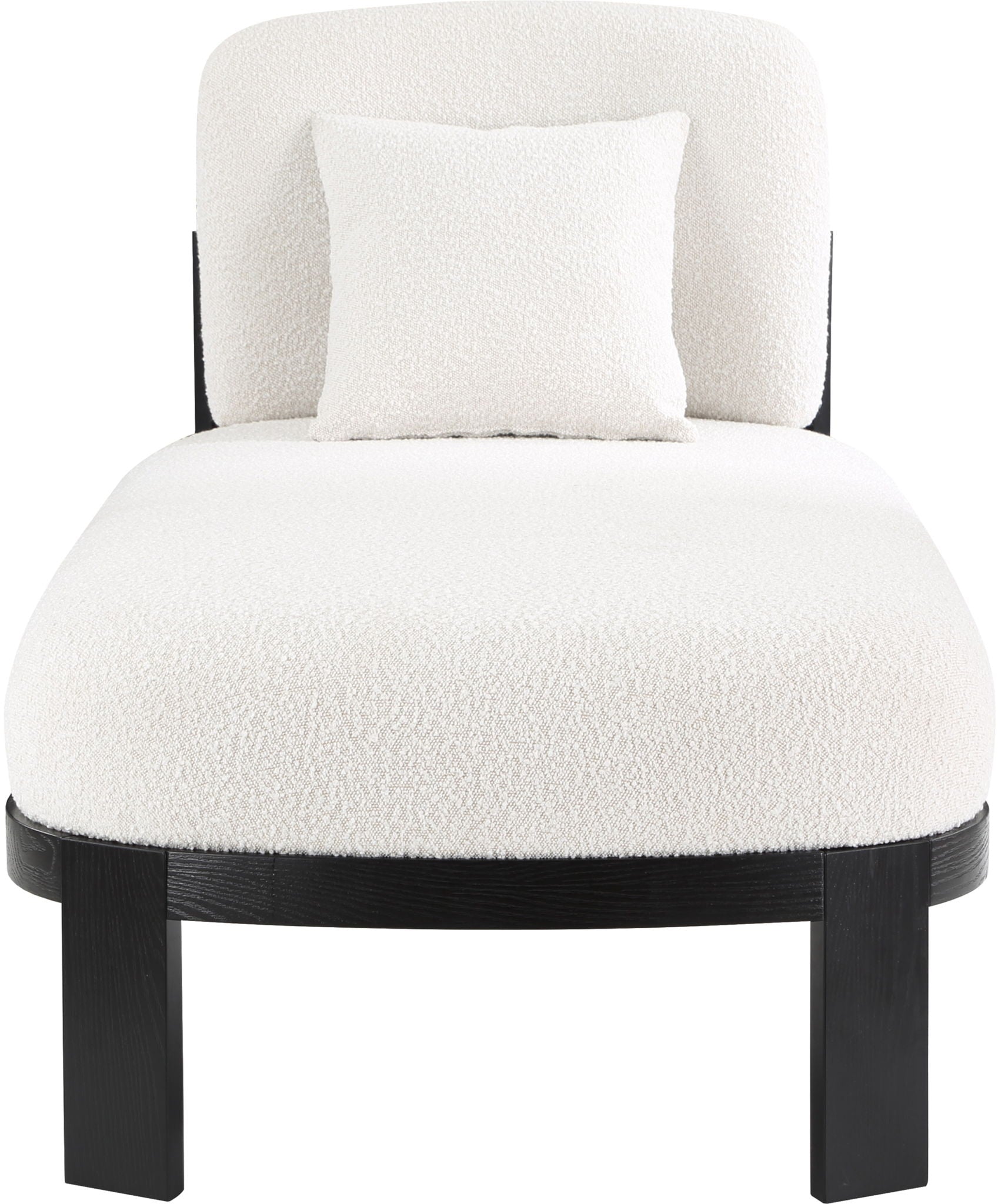 Maybourne - Chaise / Bench With Black Frame