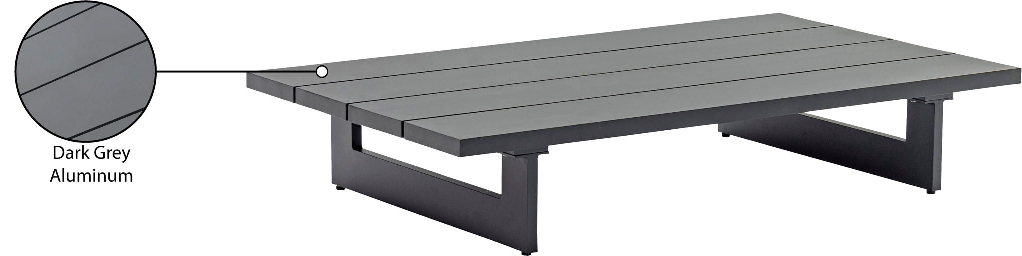 Maldives - Metal Patio Coffee Table