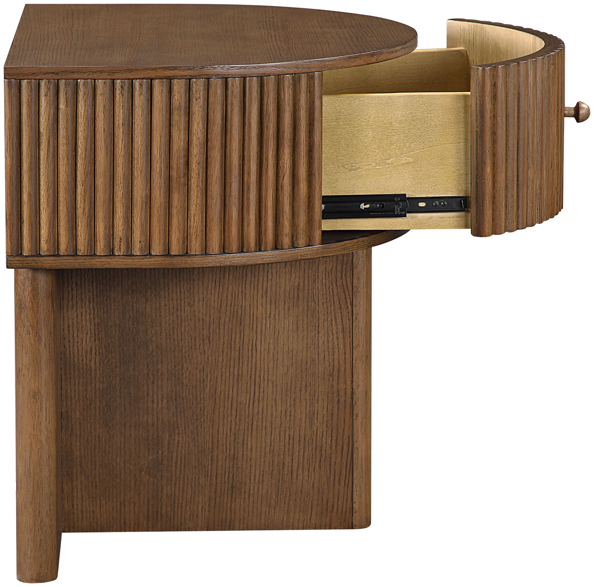 Cortland - Acacia Veneer And Solid Wood Night Stand