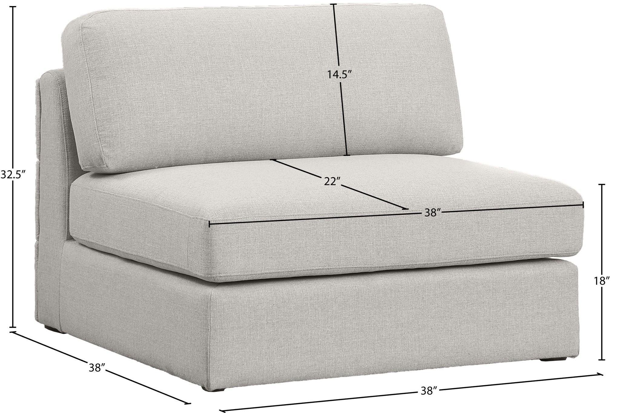 Beckham - Armless Chair