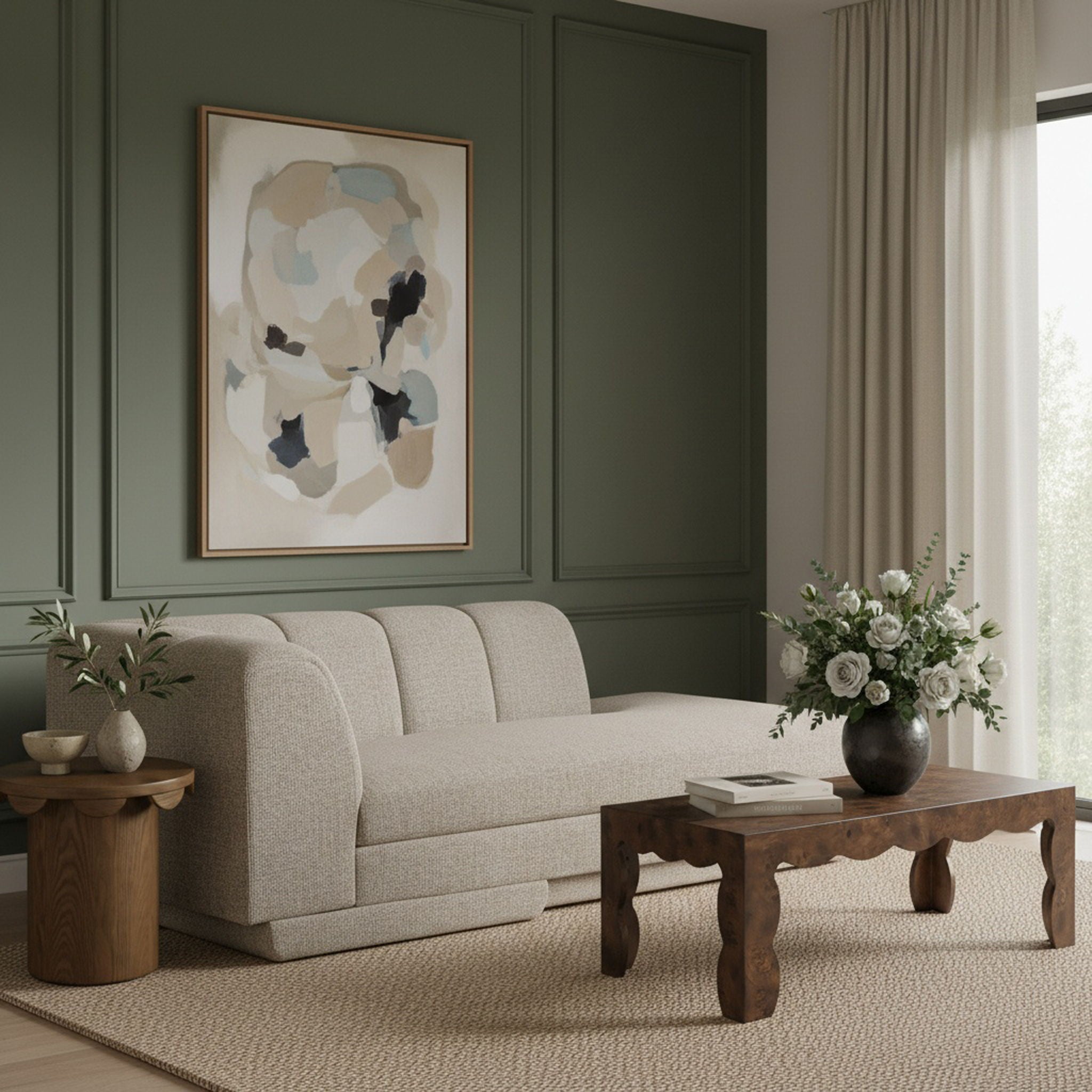 Modari - Fabric Upholstered Chaise