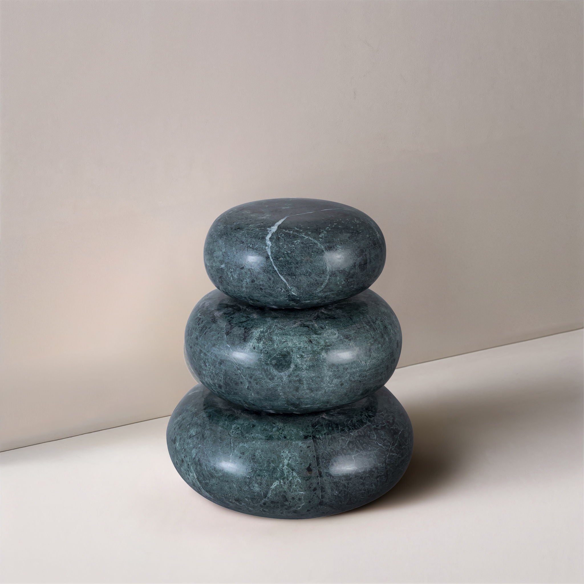 Pumpkin - 3 Piece Marble Decorative Object