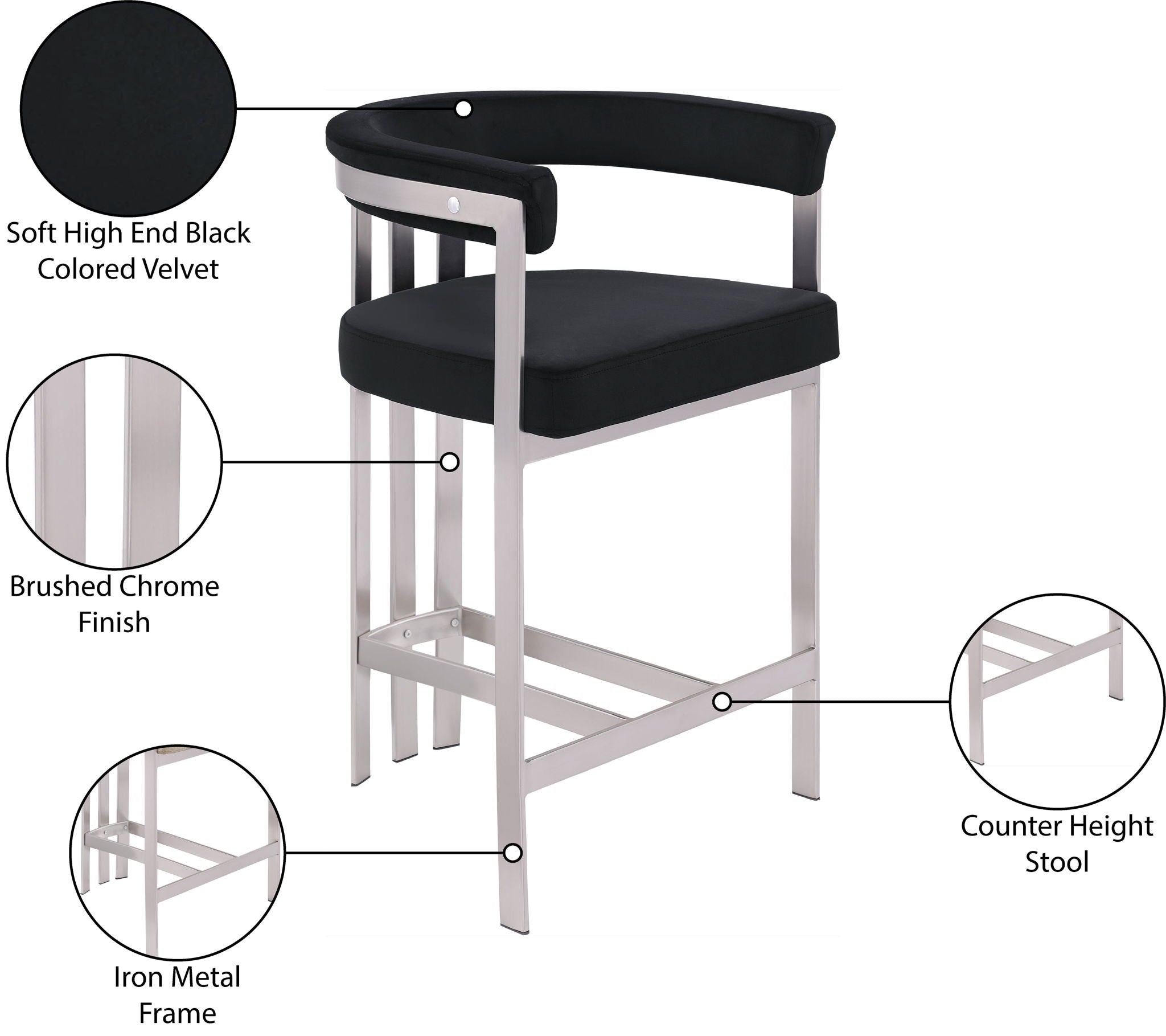 Marcello - Counter Stool (Set of 2)