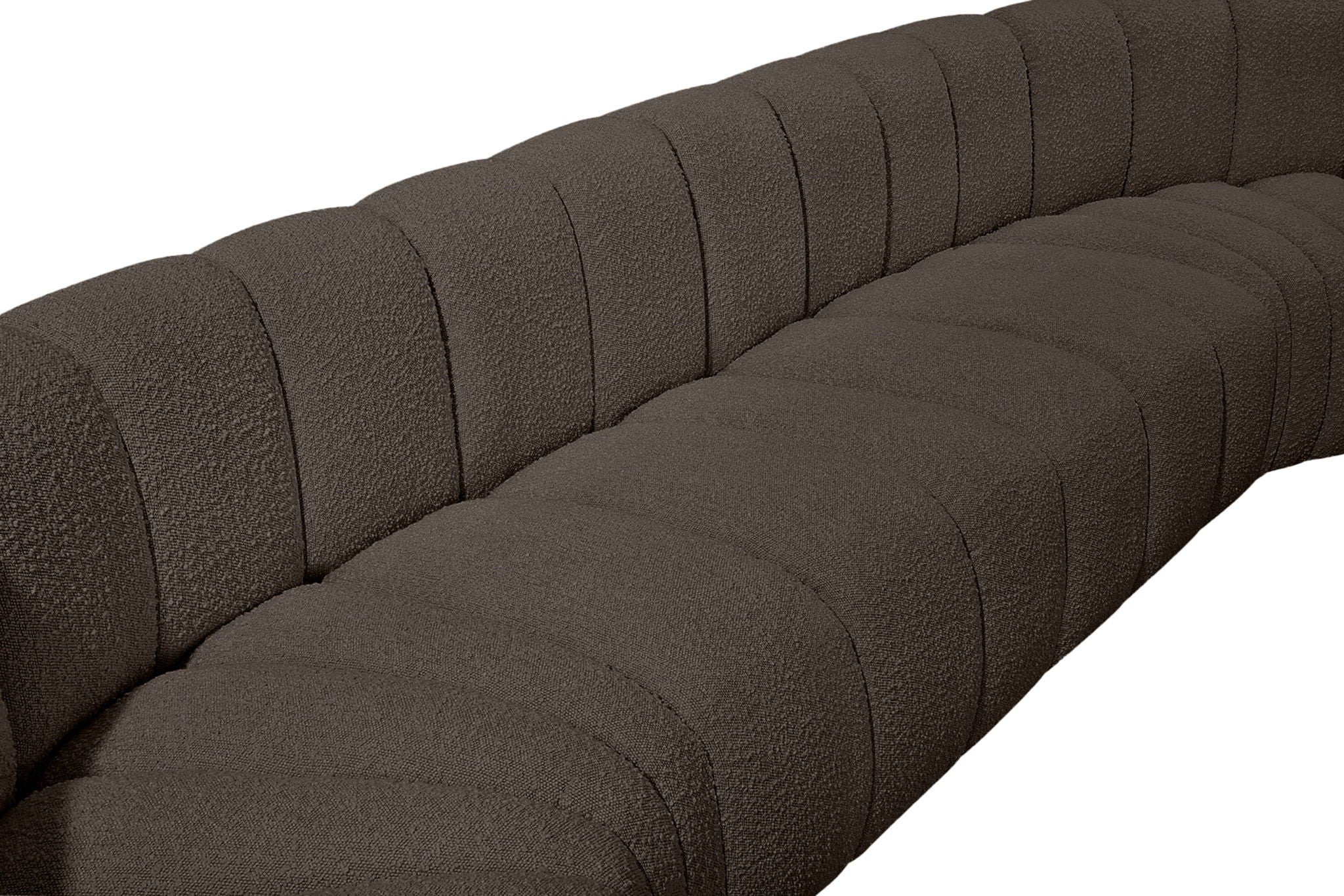 Arc - Boucle Fabric 8 Piece Modular Sofa