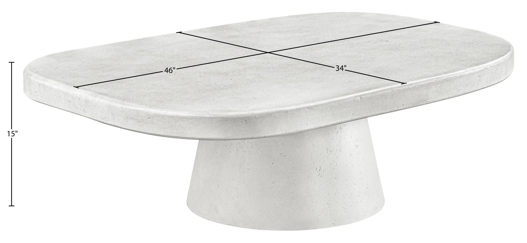 Prato - Concrete Indoor/Outdoor Coffee Table