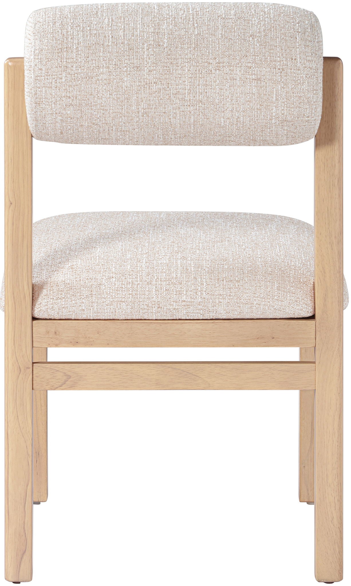 Roundhill - Fabric Dining Chair (Set of 2) - Natural Frame