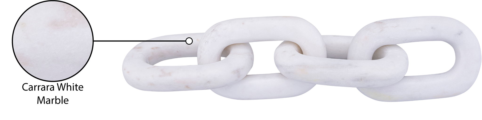 Lynx - Marble Decorative Chain Links
