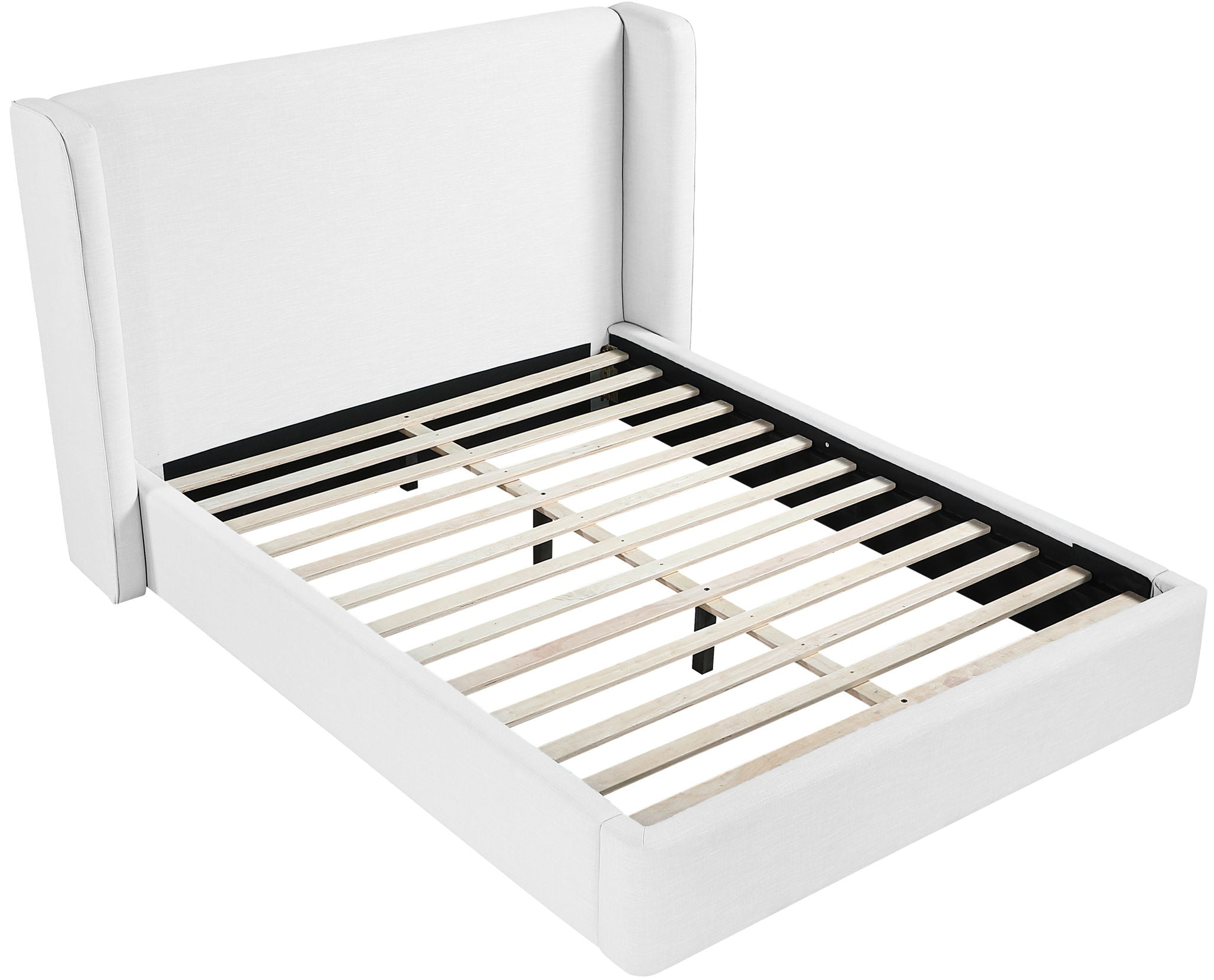 Kendall - Linen Textured Fabric Upholstered Bed