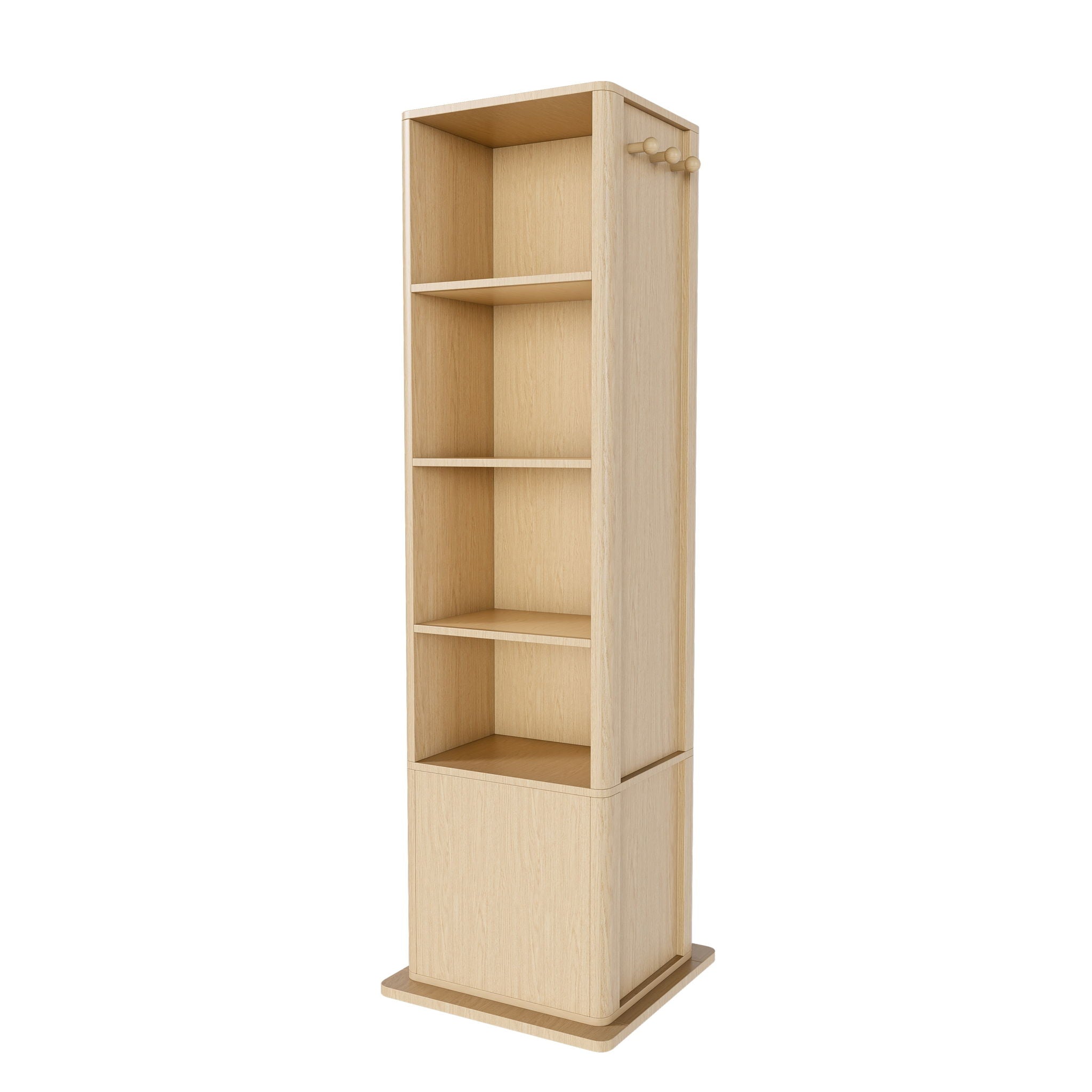 360° Rotating Makeup Cabinet With Full Length Mirror