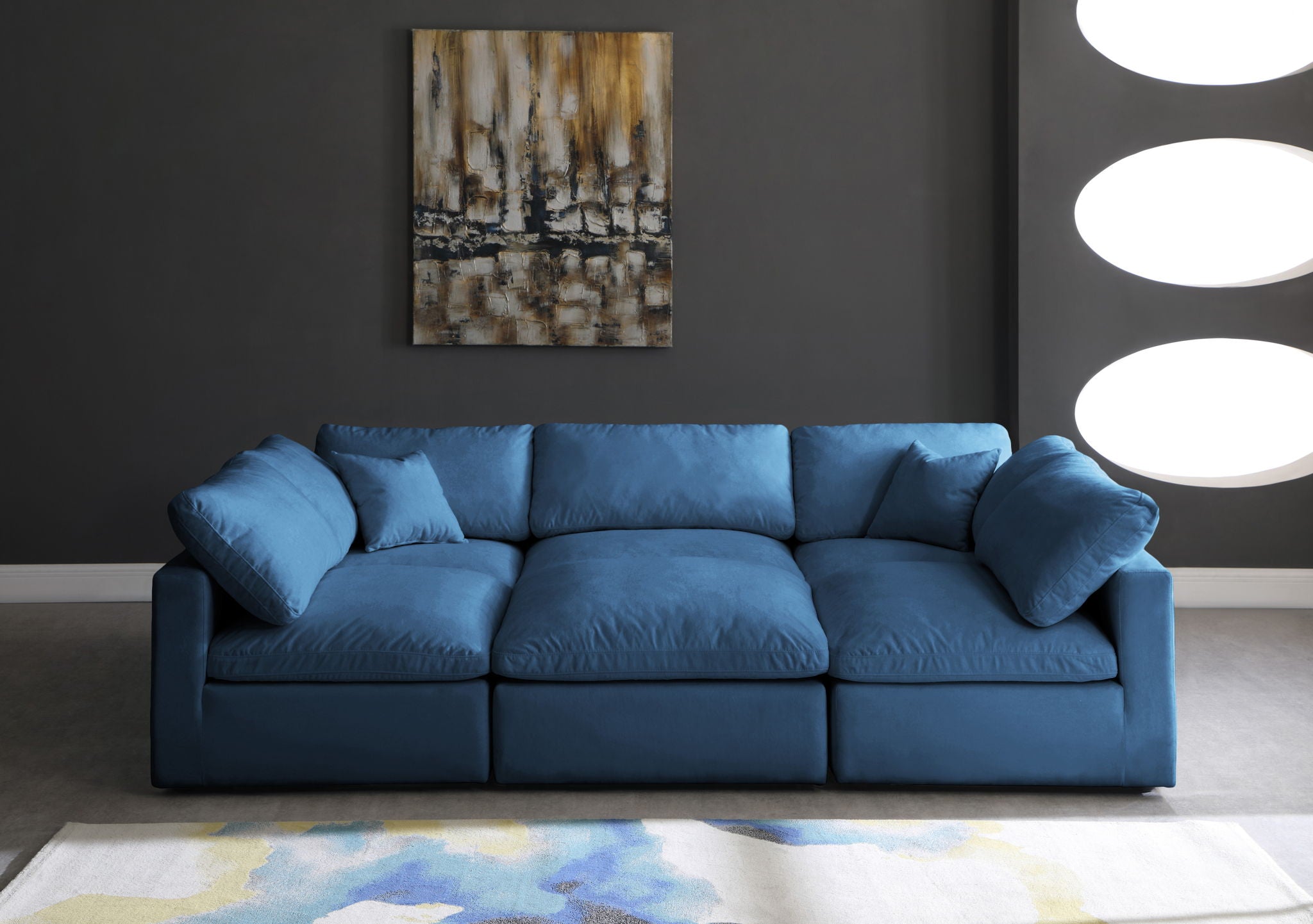Plush - 6 Piece Modular Sectional