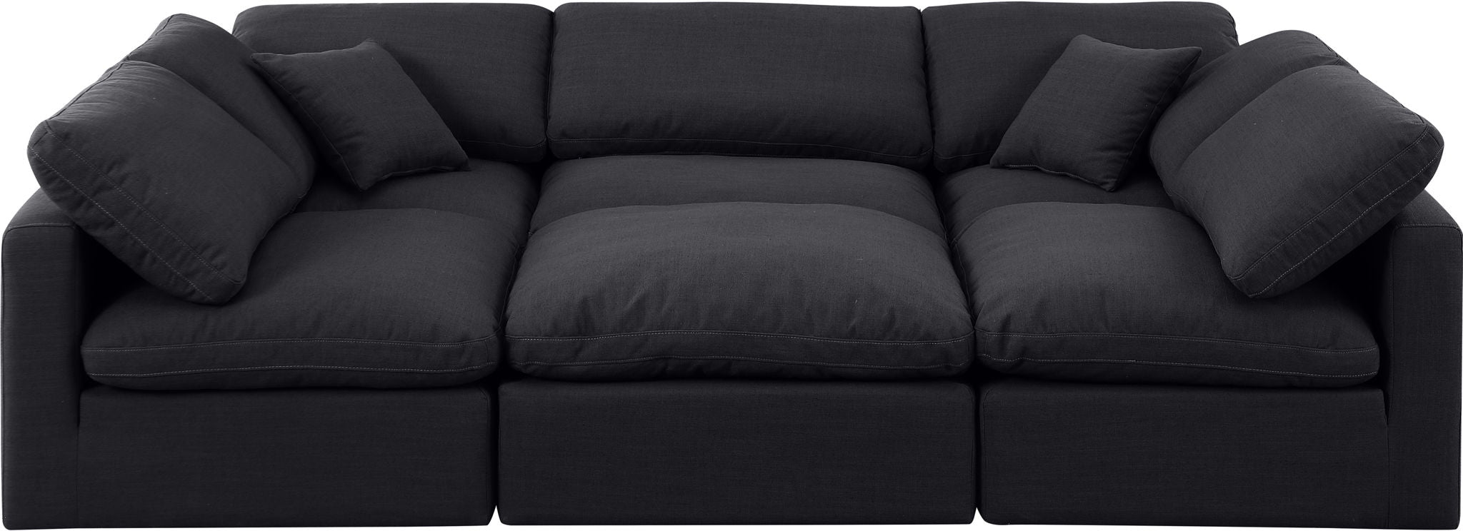 Indulge - Linen 6 Piece Modular Sectional