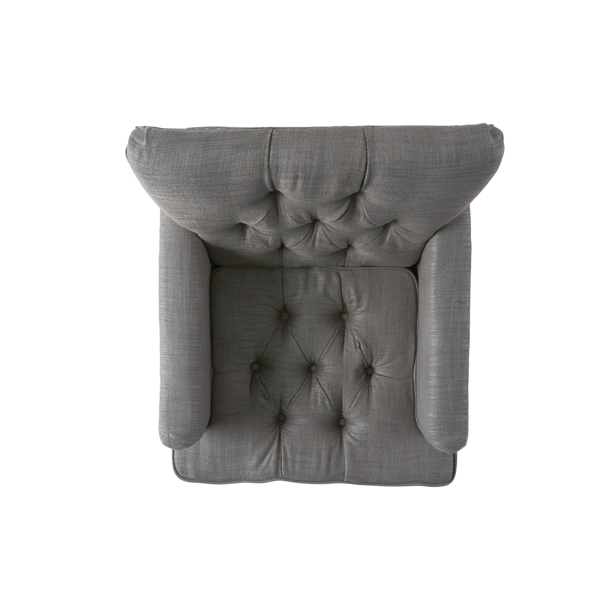 Harrison - Tufted Club Chair With Button Tufted Back And Birch Wood Legs