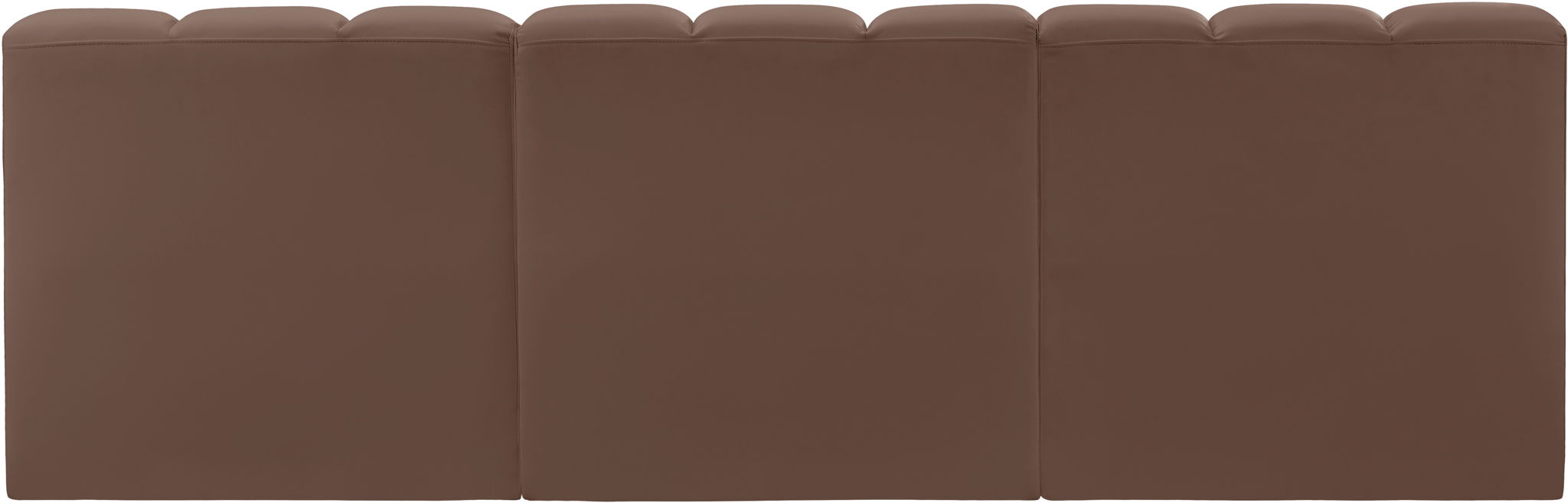 Arc - Faux Leather 3 Seats Modular Sofa