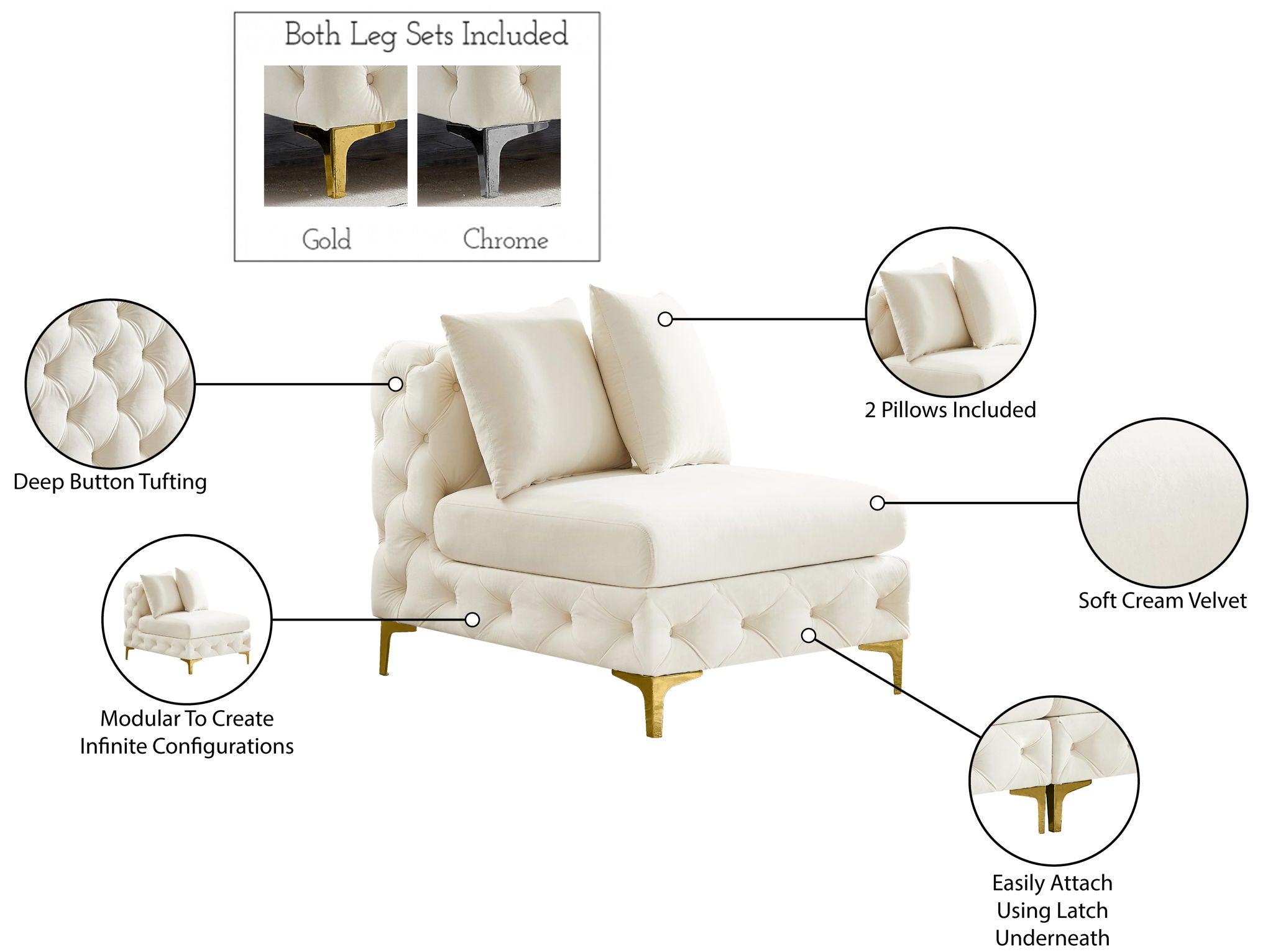 Tremblay - Armless Chair