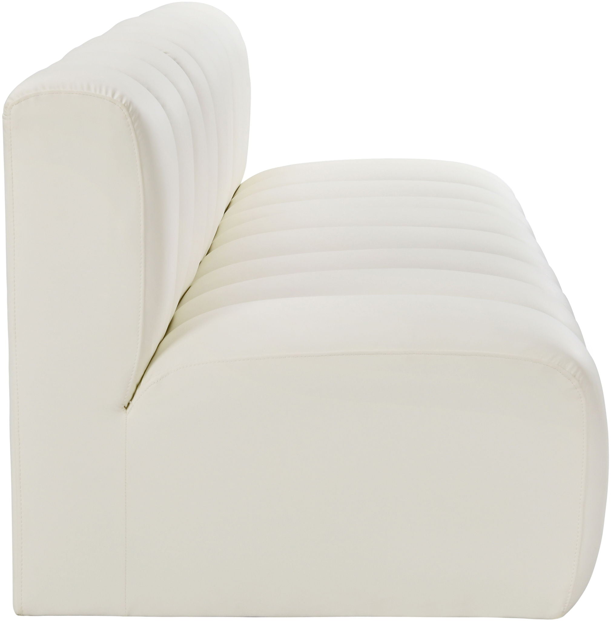 Arc - Faux Leather 3 Seats Modular Sofa