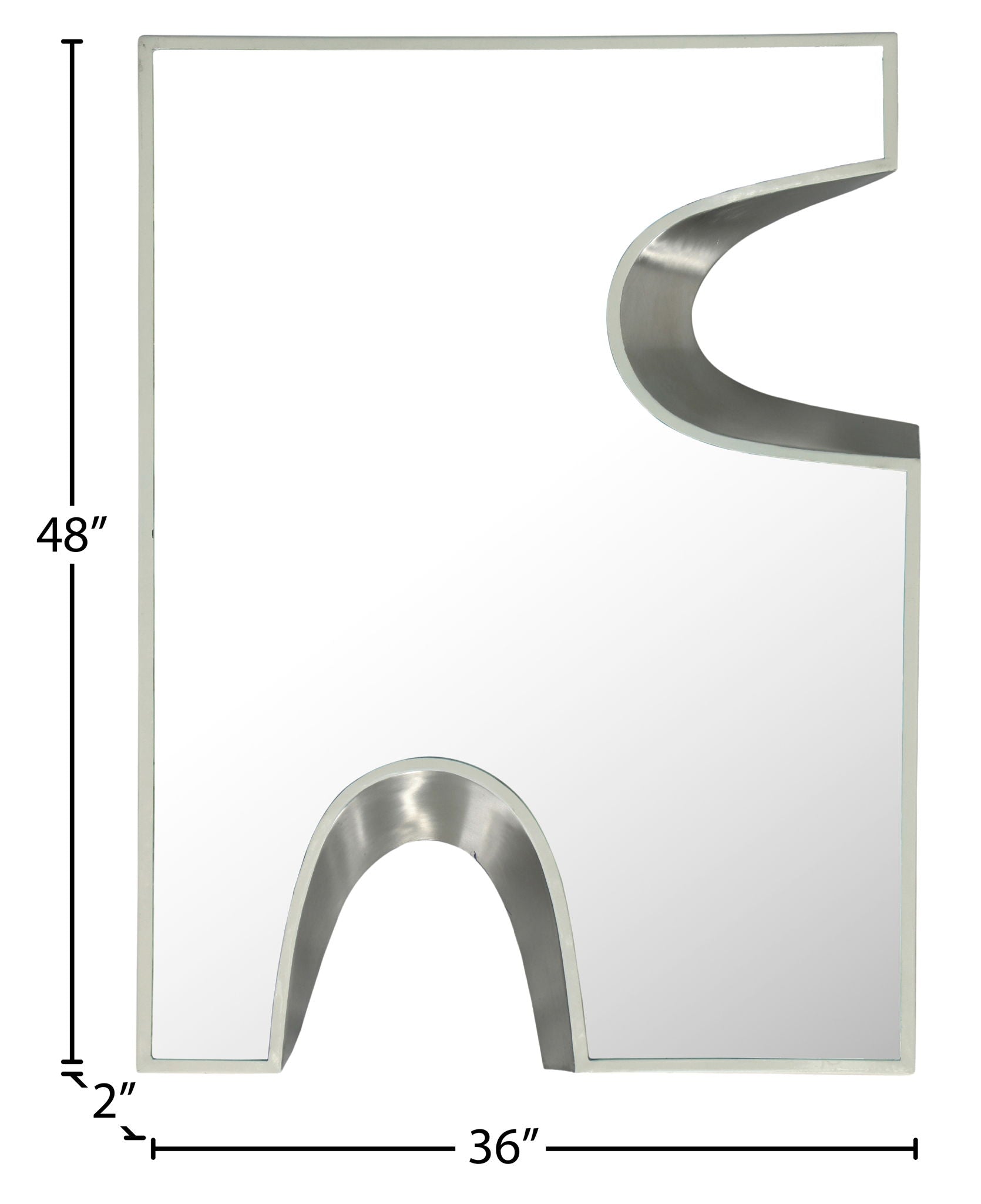 Soleil - Mirror With Silver Accent