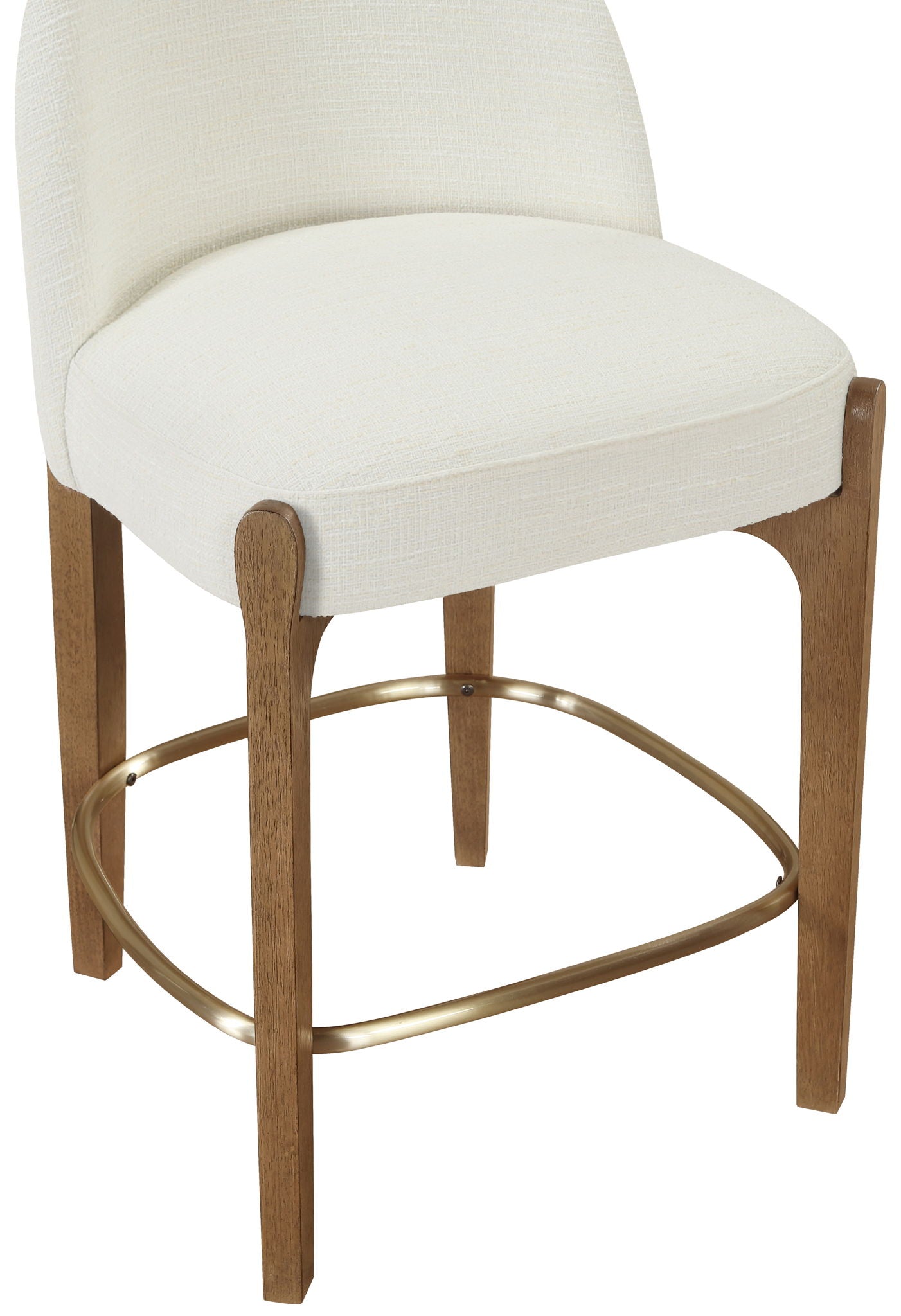 Torino - Counter Stool With Brushed Brown Base