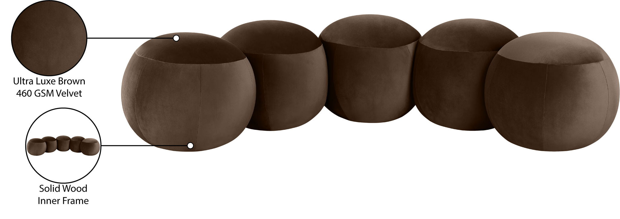 Apollo - Velvet Bench