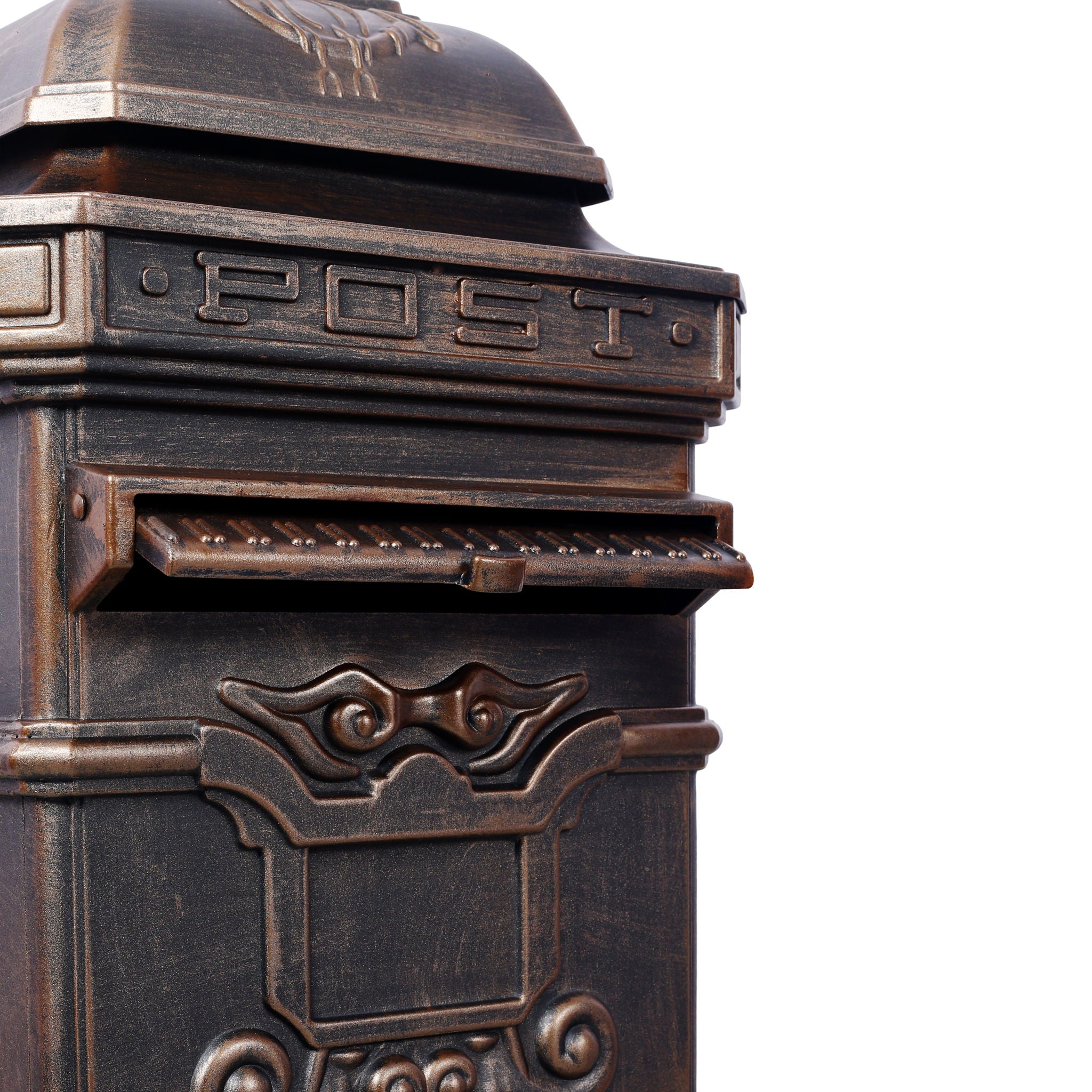 Mailboxs Residential Large-Capacity Letter Box, Rainproof Postbox Statue