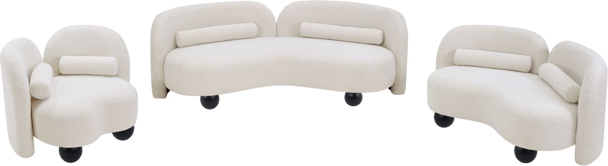 Daphne - Boucle Loveseat