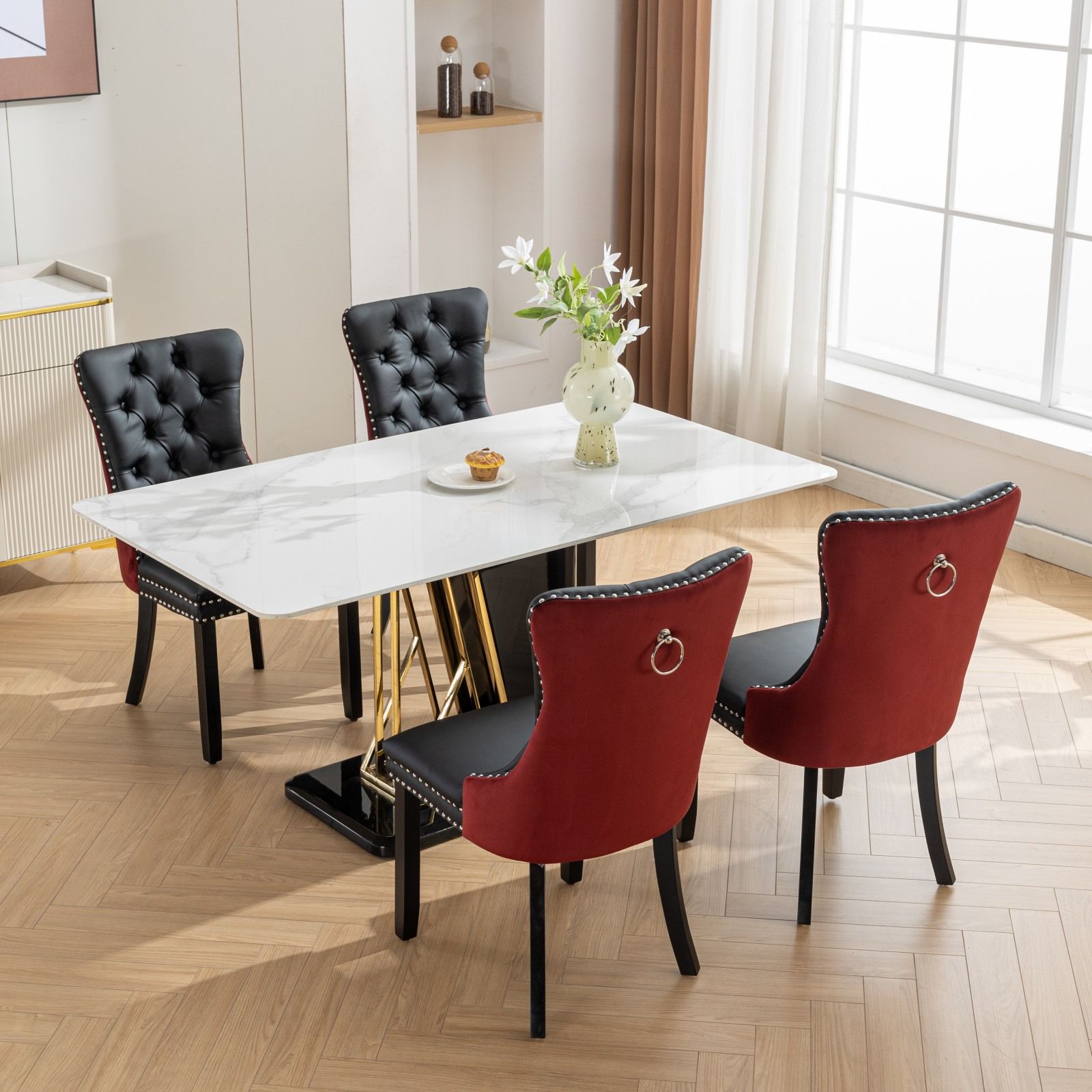 Nikki - Modern Upholstered Dining Chair (Set of 2)