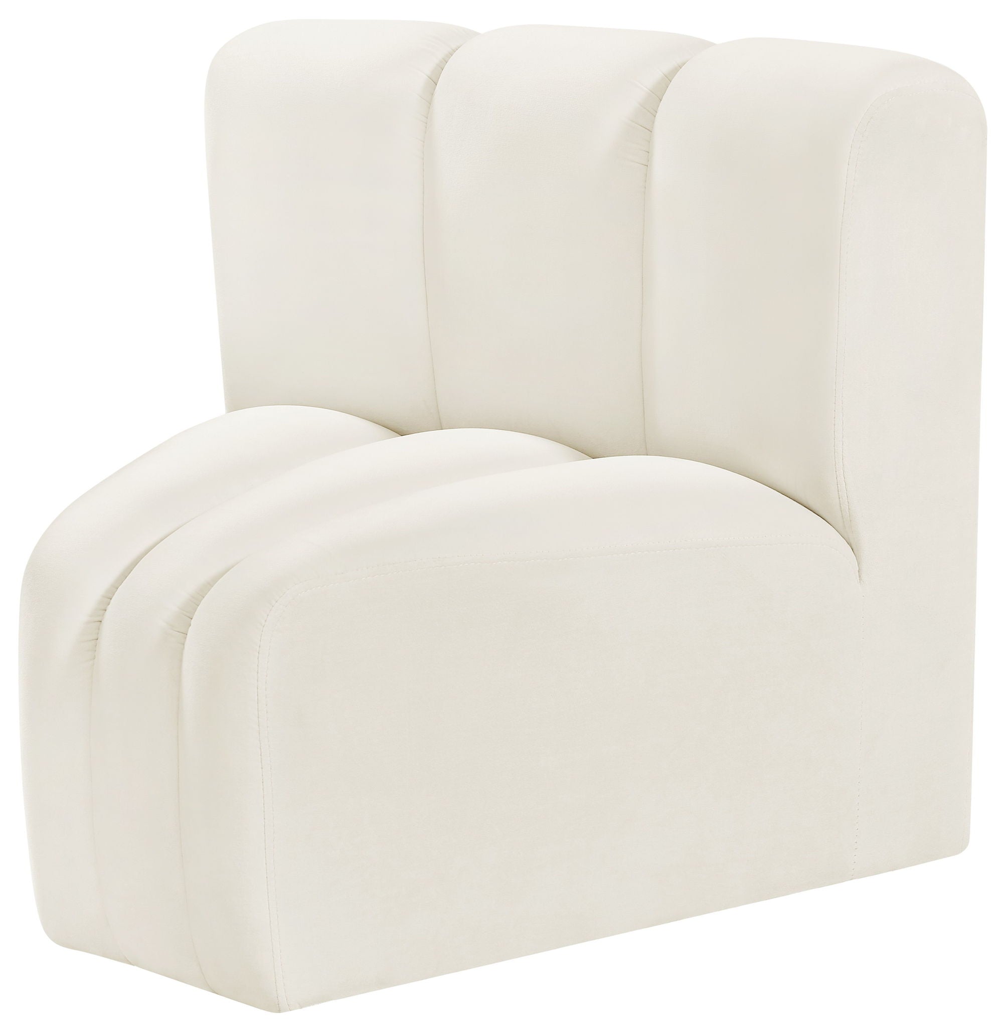 Arc - Velvet Curved Corner Chair