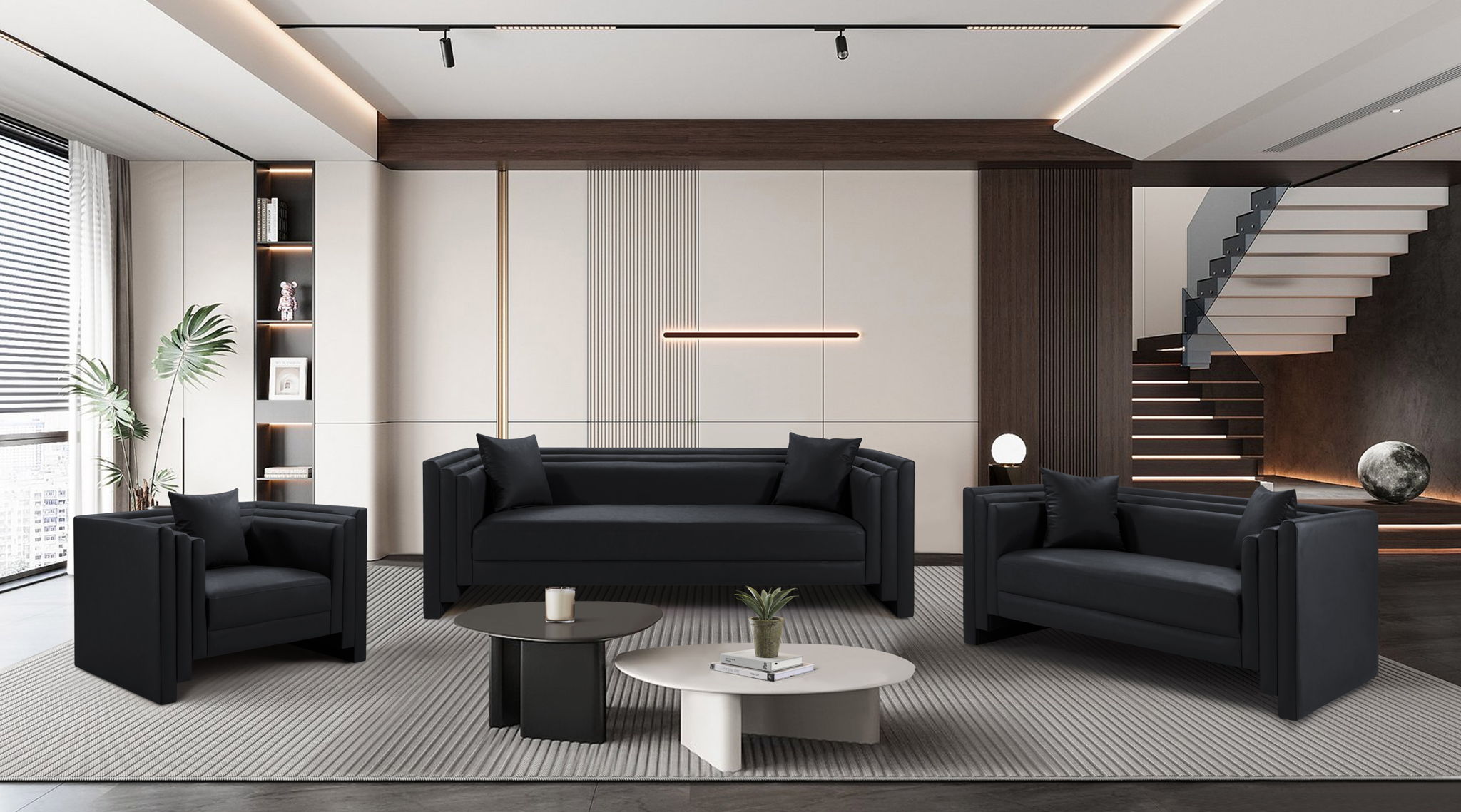 Everett - Vegan Leather Upholstered Chair