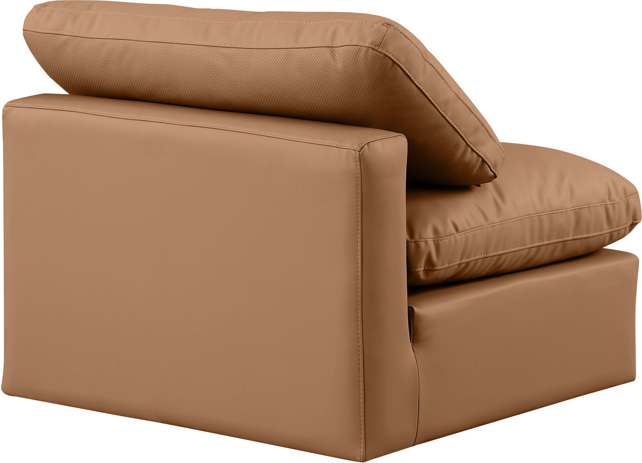 Indulge - Faux Leather Armless Chair