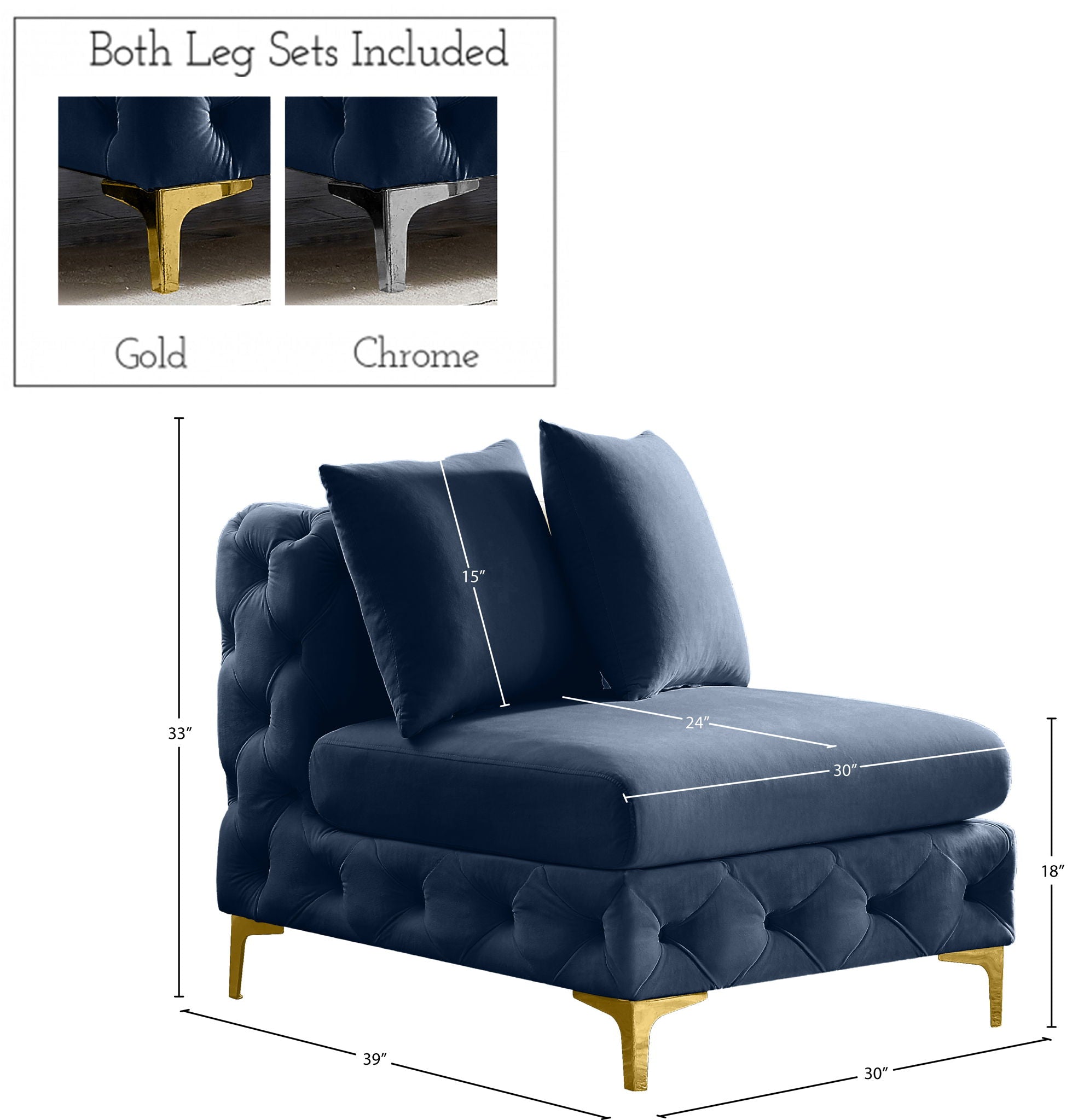 Tremblay - Armless Chair