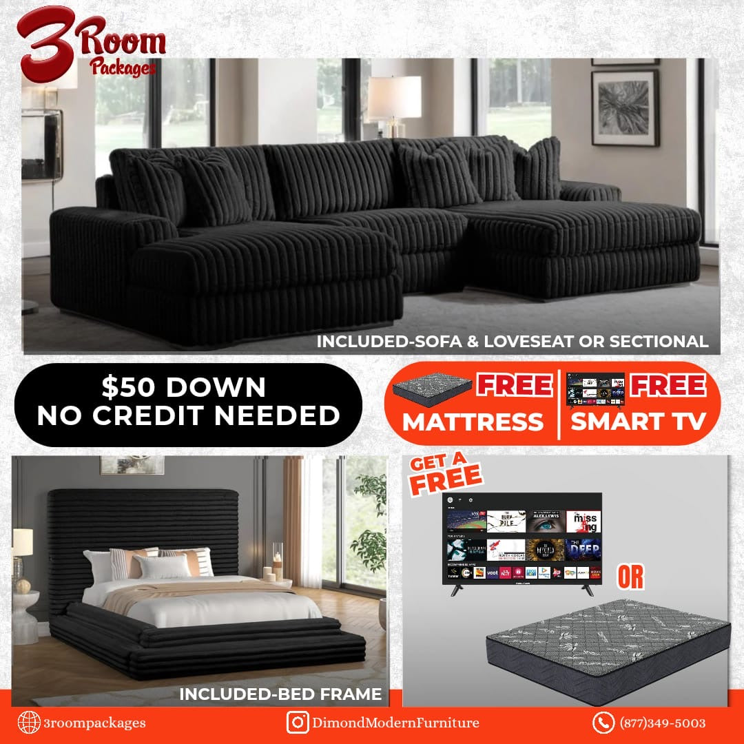 Midnight Double Chaise Bundle Deal