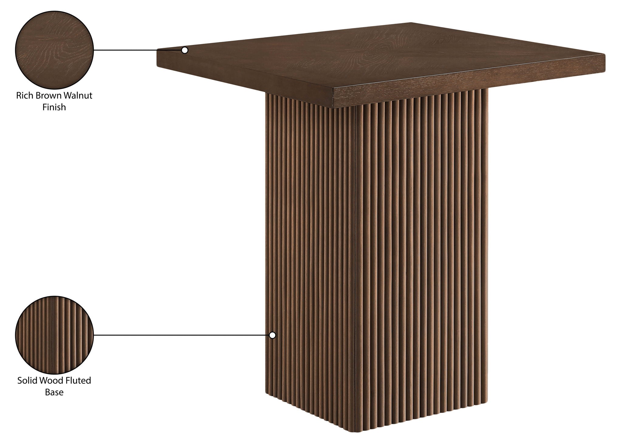 Belinda - Oak Veneer And Solid Wood Table